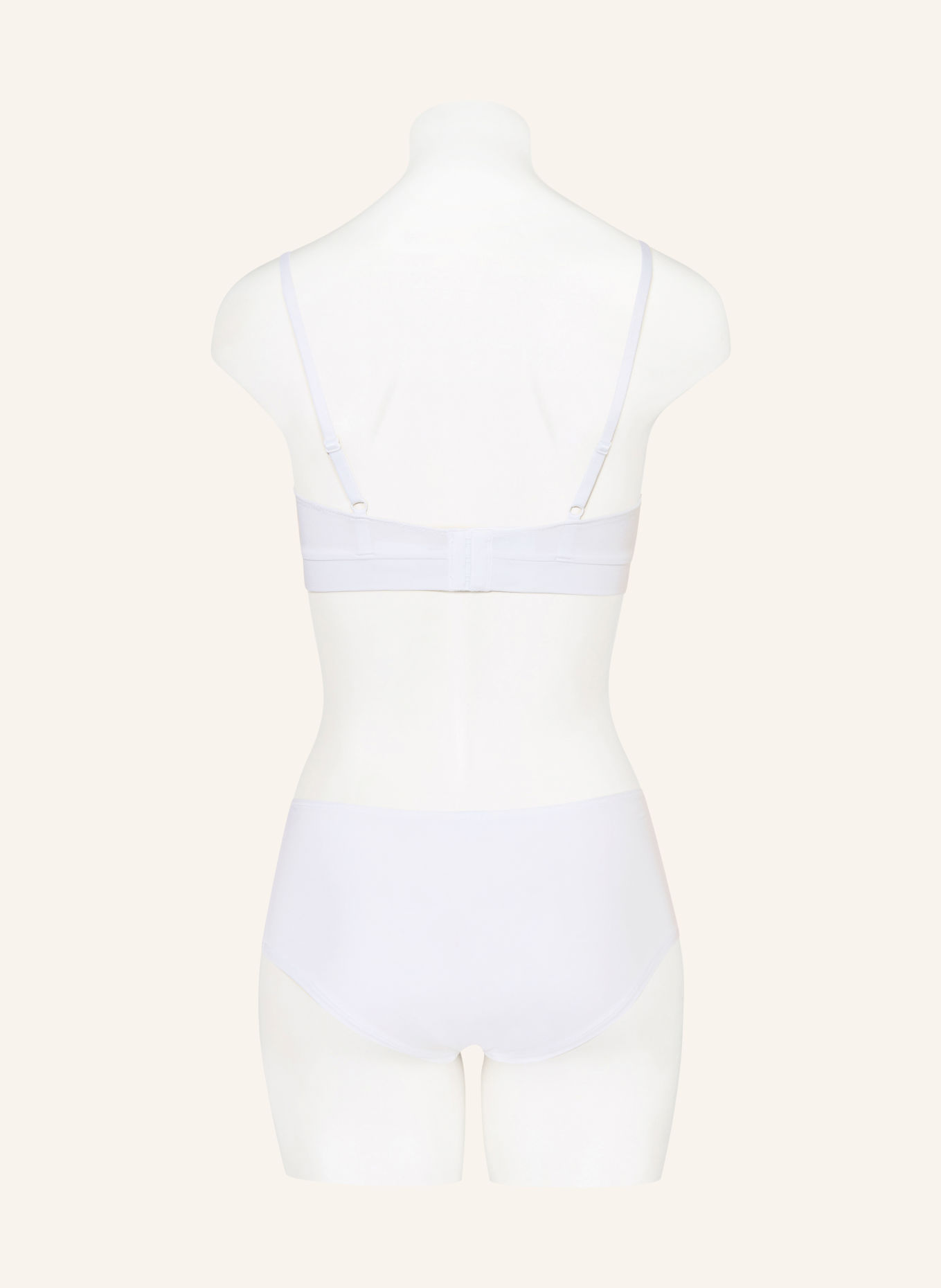Skiny Cotton Stretch Bralette: WHITE