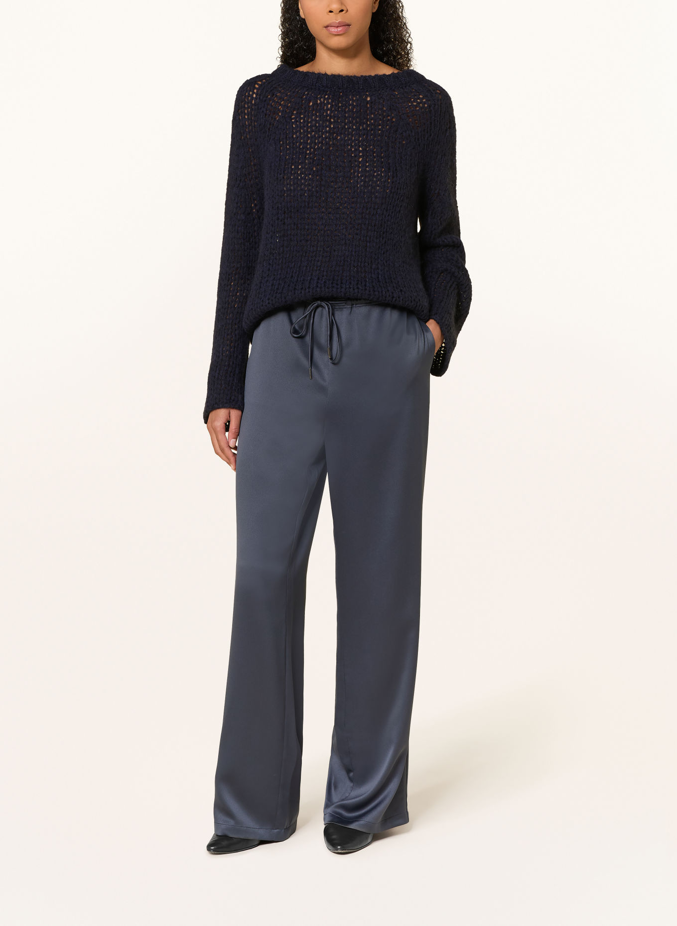 Juvia Sweter TARIA: GRANATOWY