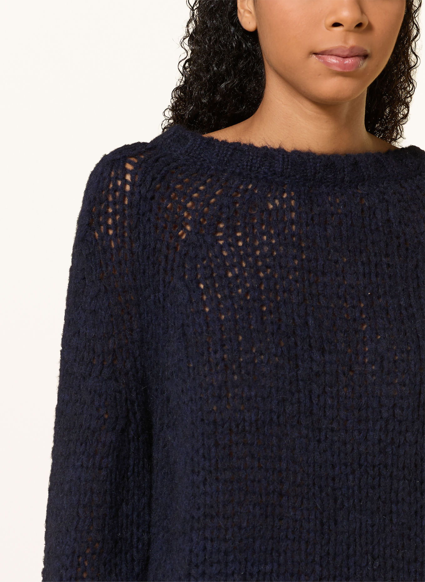 Juvia Sweter TARIA: GRANATOWY