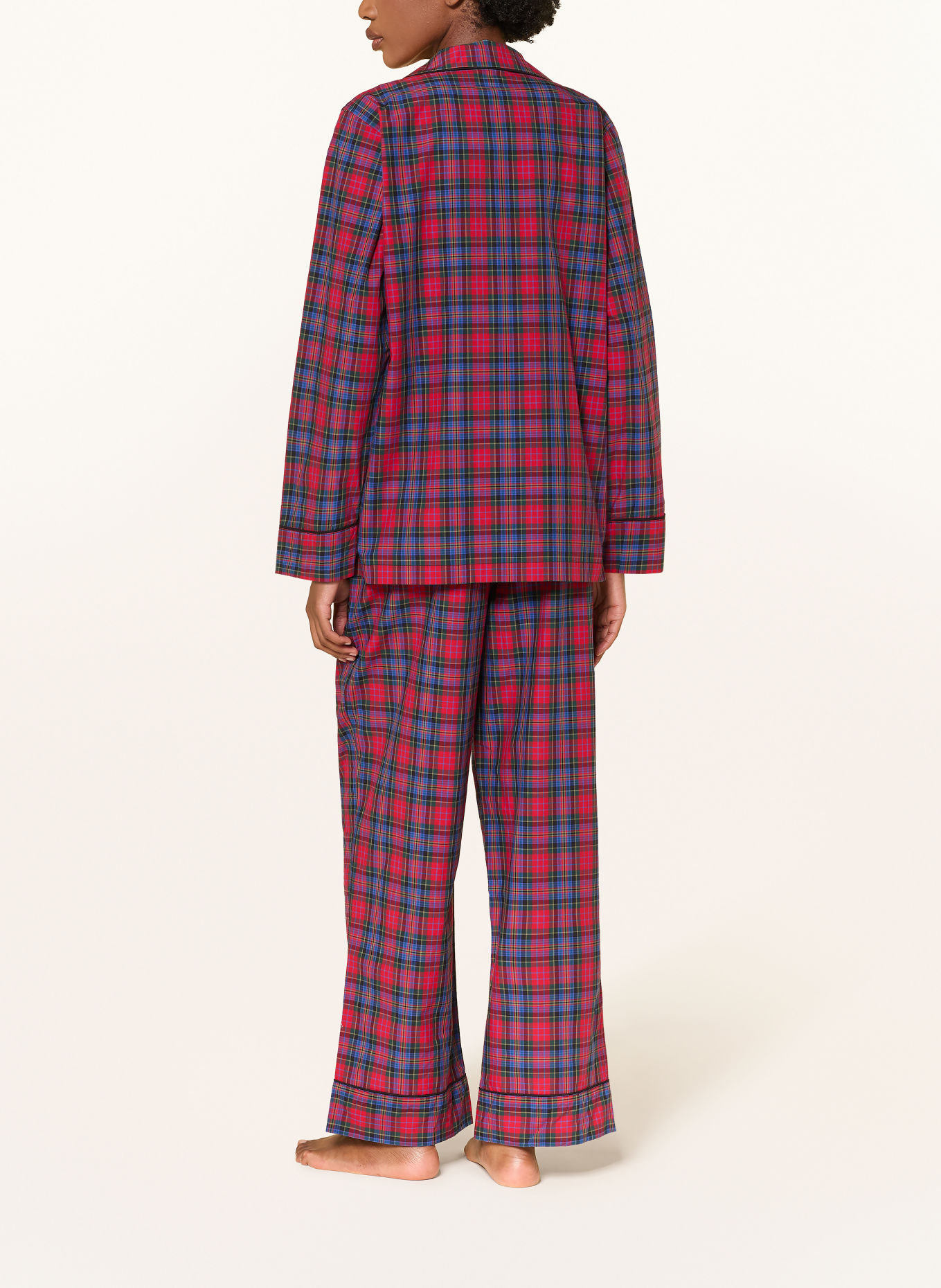 POLO RALPH LAUREN Pyjama MADISON: ROOD / GROEN / BLAUW