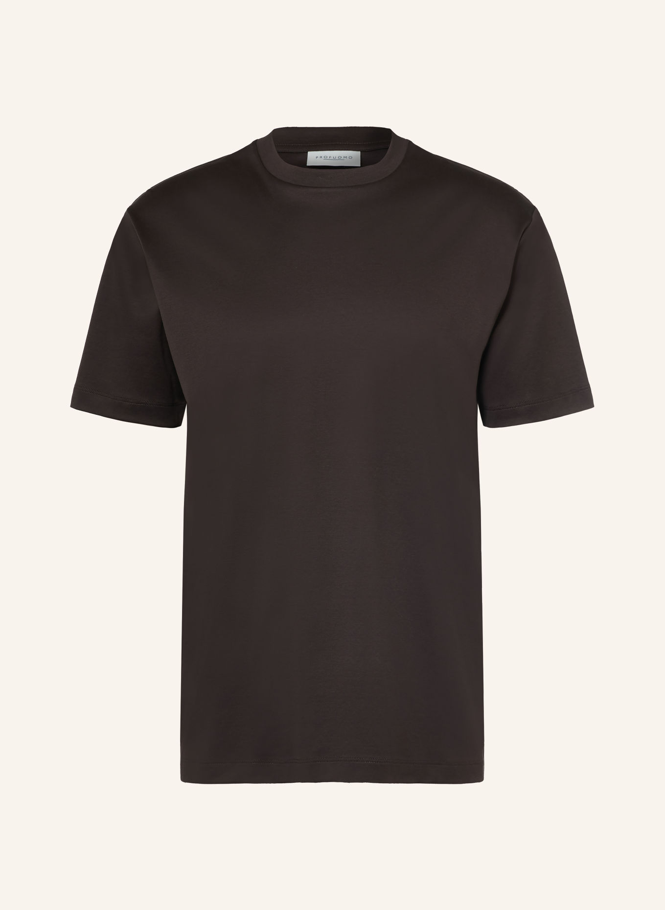 PROFUOMO T-shirt: MARRON FONCÉ