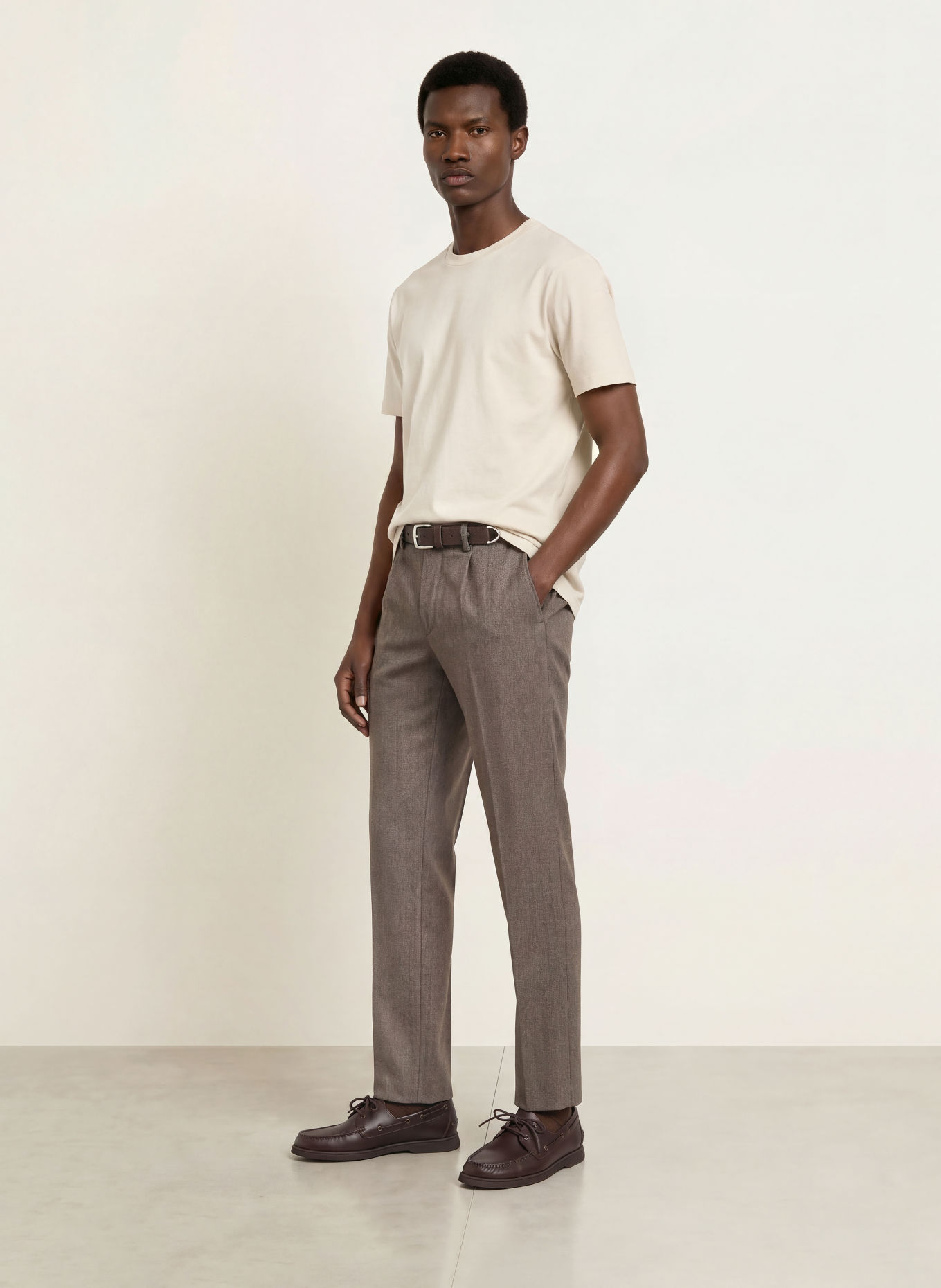 PROFUOMO T-shirt: ECRU