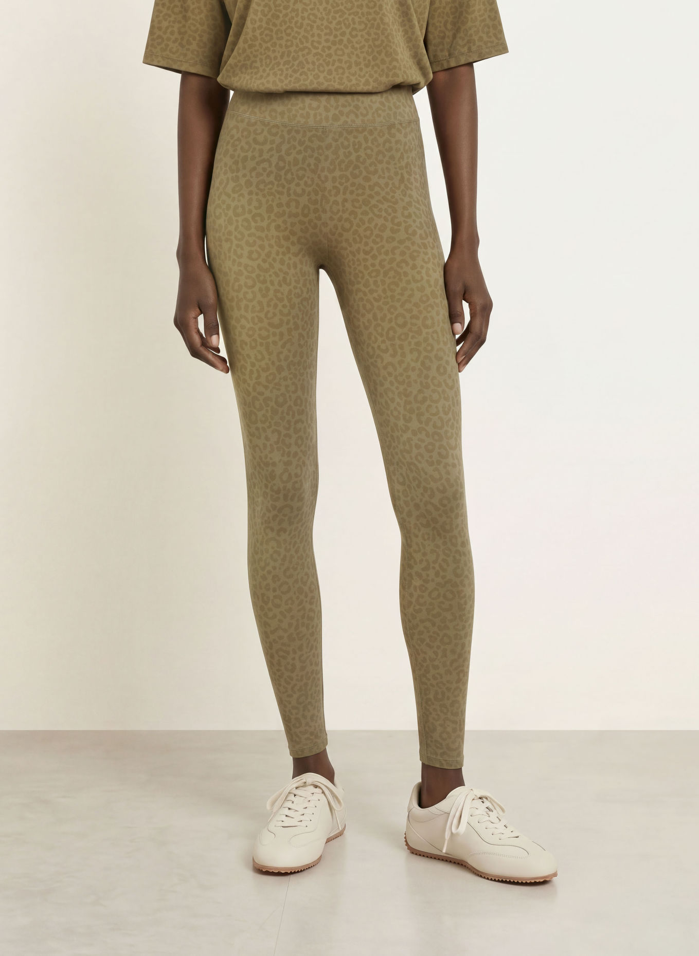 Juvia 7/8-Leggings ZOÉ: OLIV / KHAKI