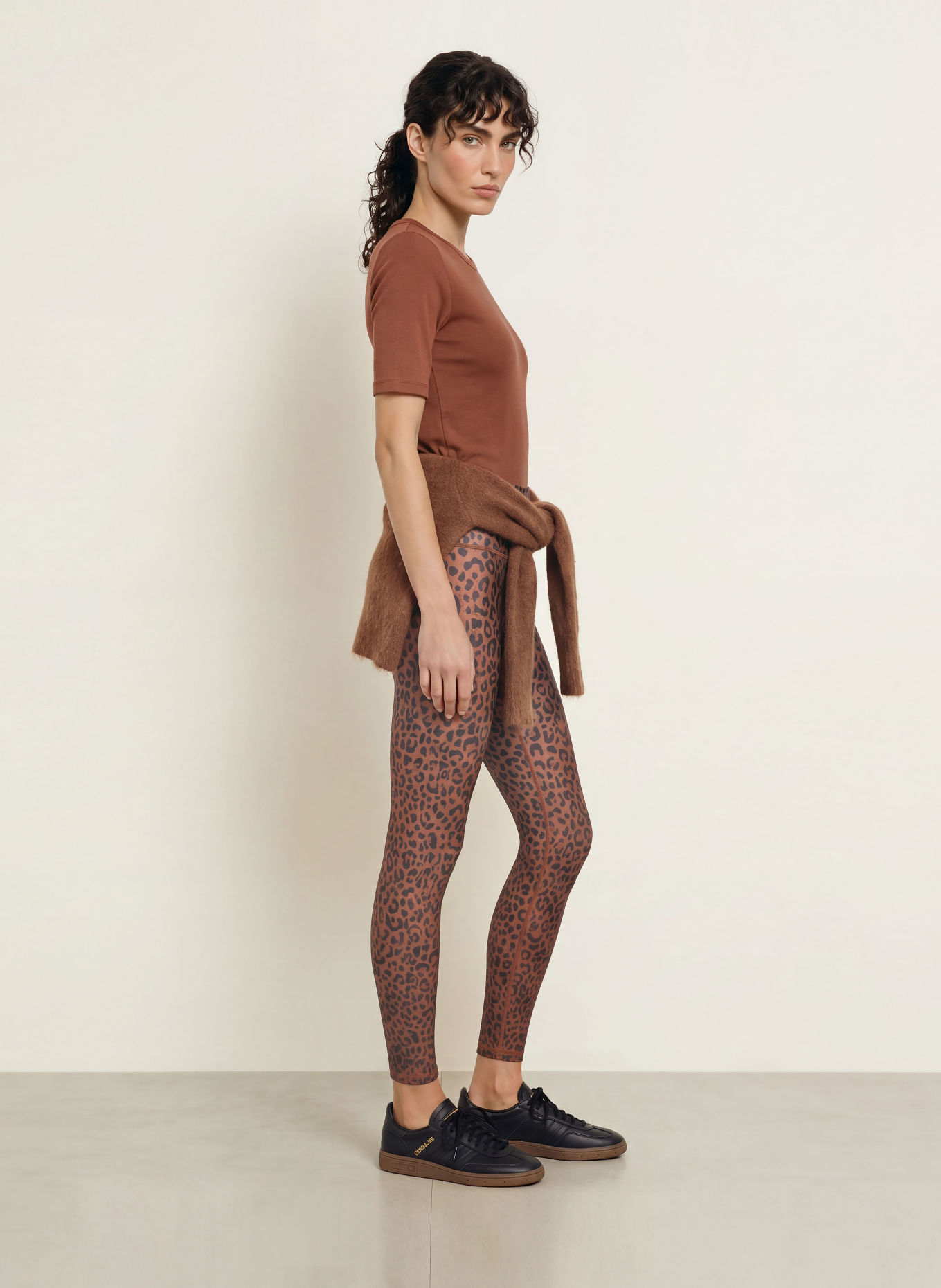 Juvia 7/8-Leggings PAMELA: BRAUN / SCHWARZ