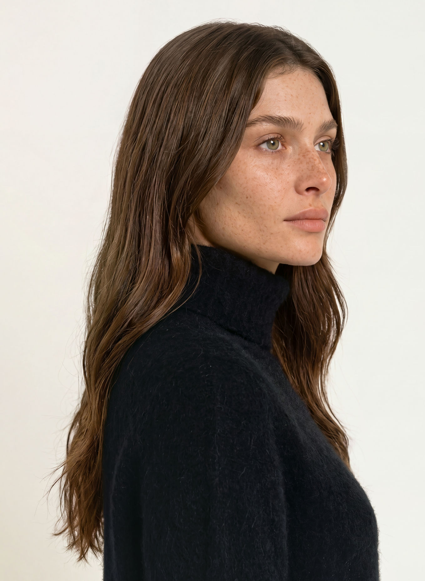 Juvia Rollkragenpullover SUZAN mit Alpaka: SCHWARZ