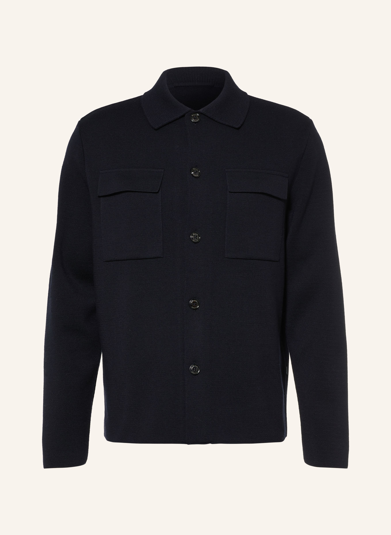 MAERZ MUENCHEN Gilet: BLEU FONCÉ