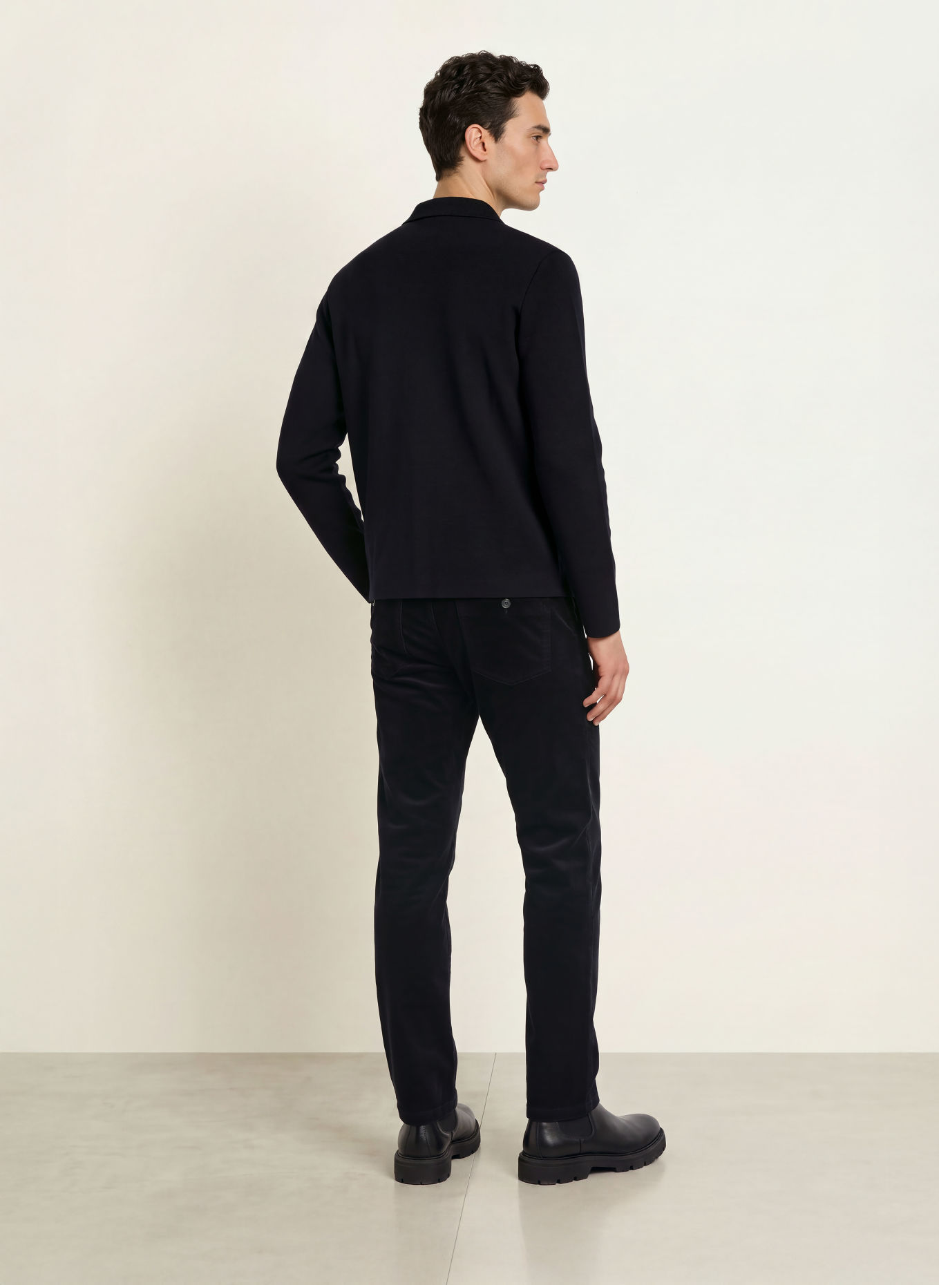 MAERZ MUENCHEN Gilet: BLEU FONCÉ