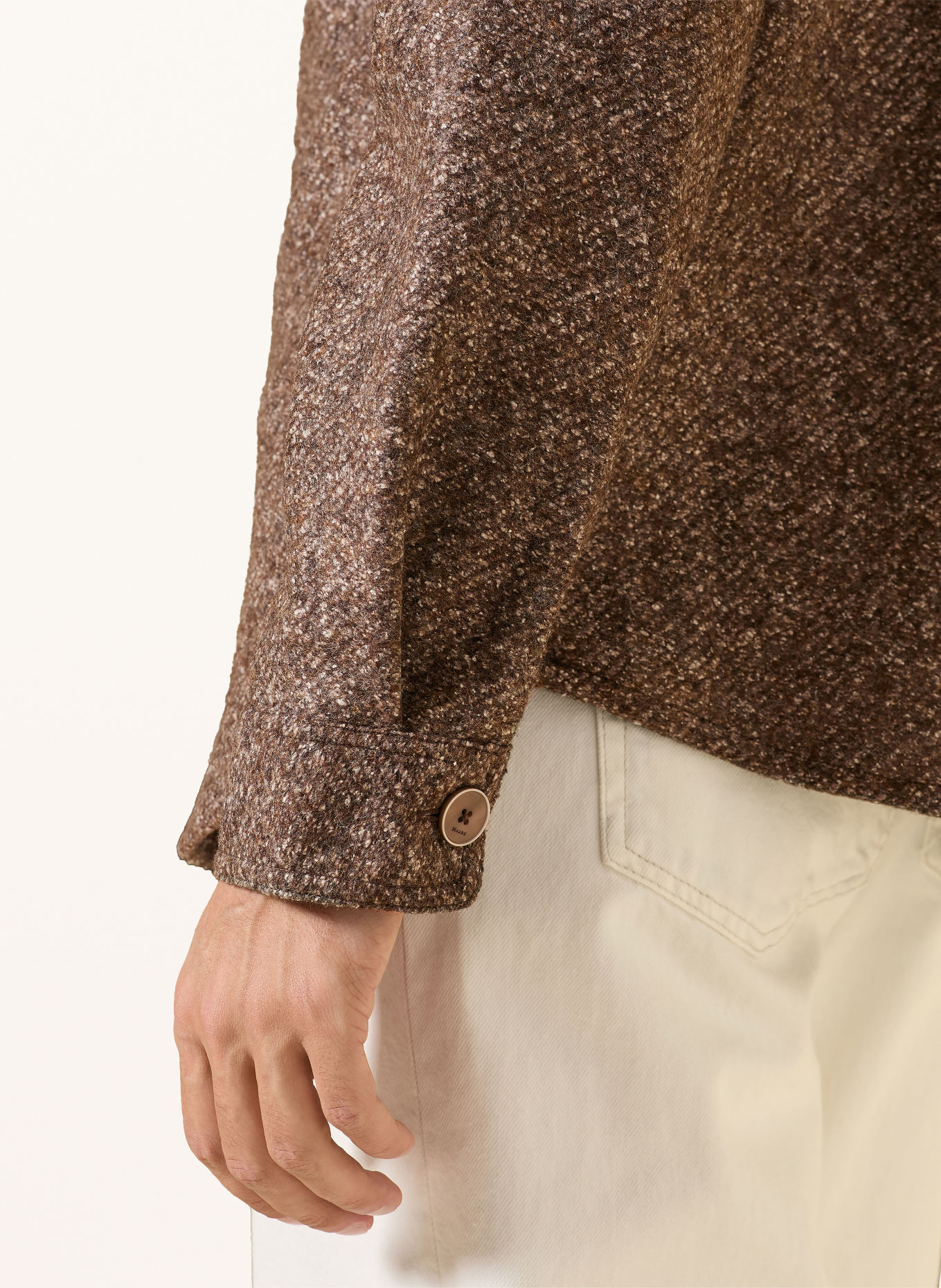 MAERZ MUENCHEN Cămașă Slim Fit: MARO ÎNCHIS / MARO DESCHIS