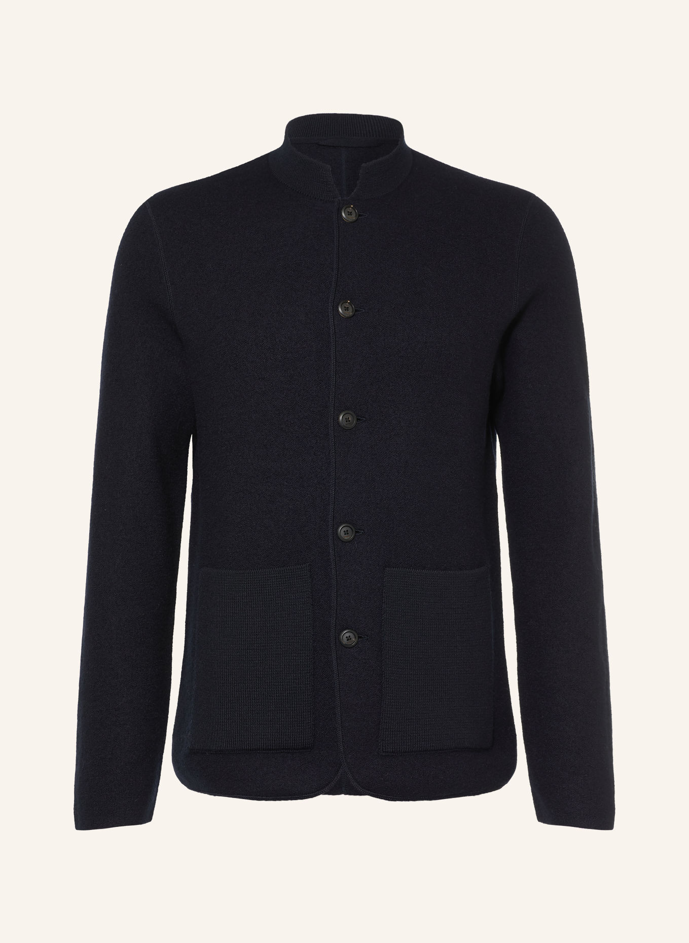 MAERZ MUENCHEN Strickjacke: DUNKELBLAU