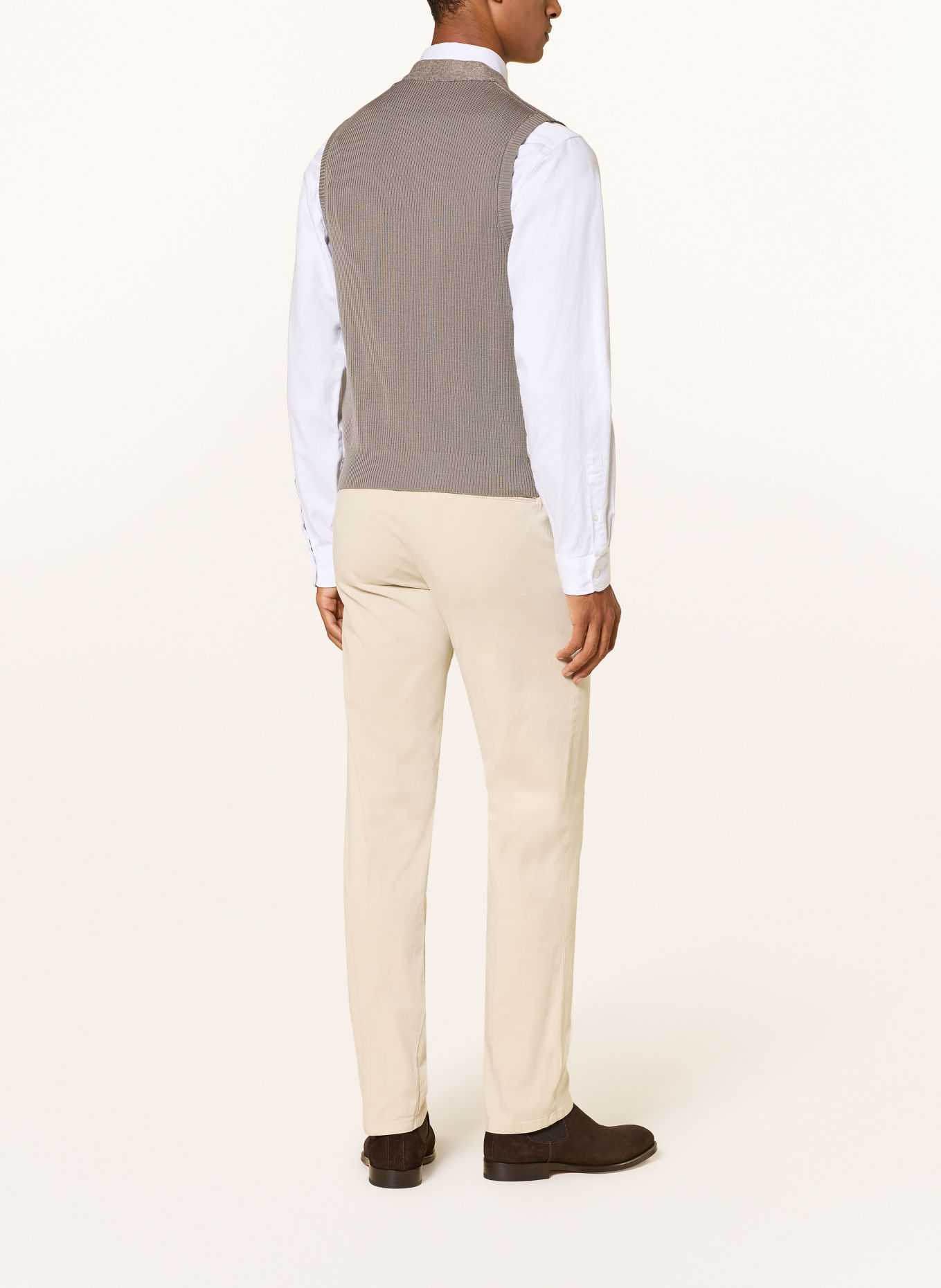 MAERZ MUENCHEN Gebreid vest: BRUIN