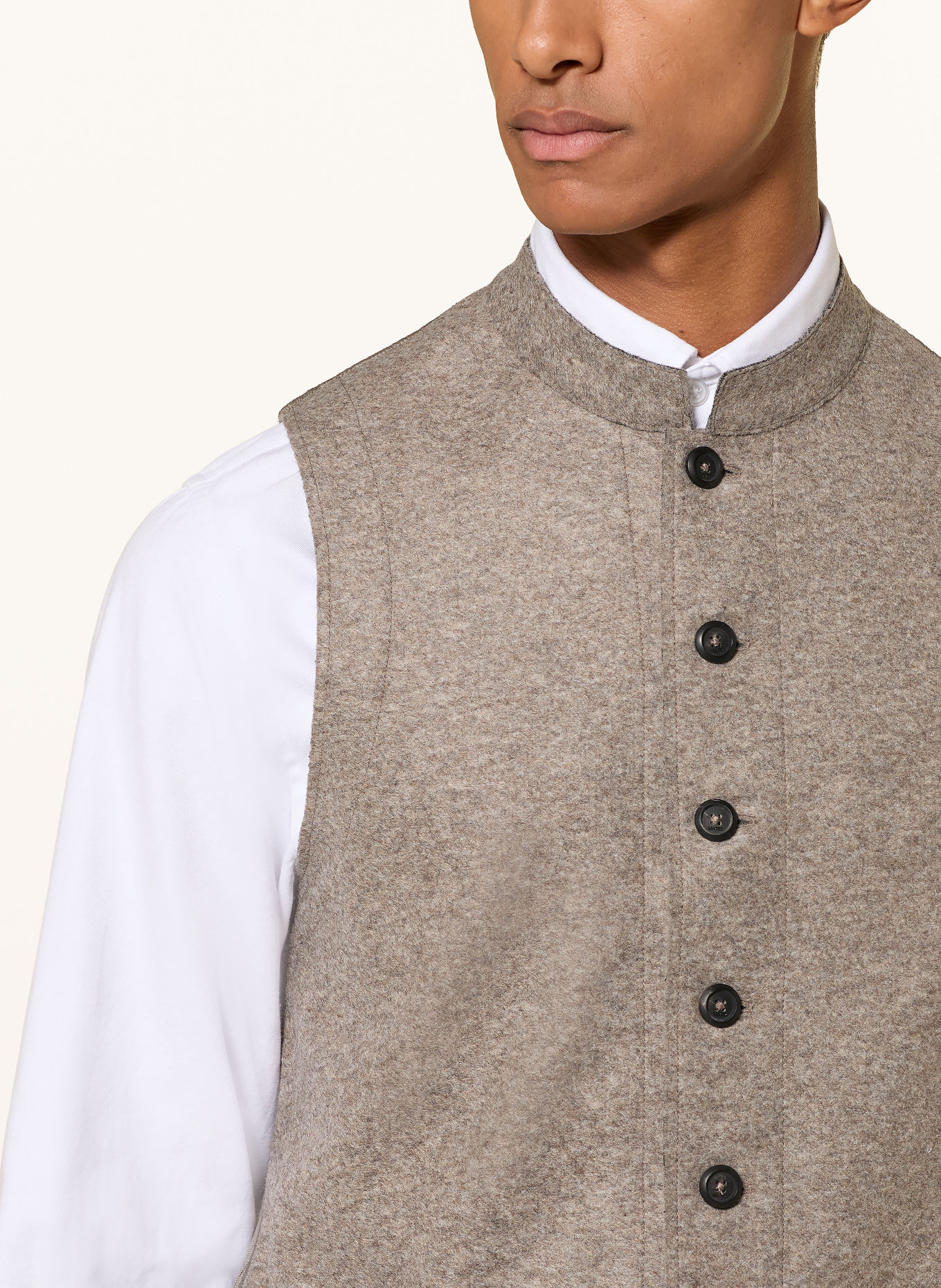 MAERZ MUENCHEN Gebreid vest: BRUIN