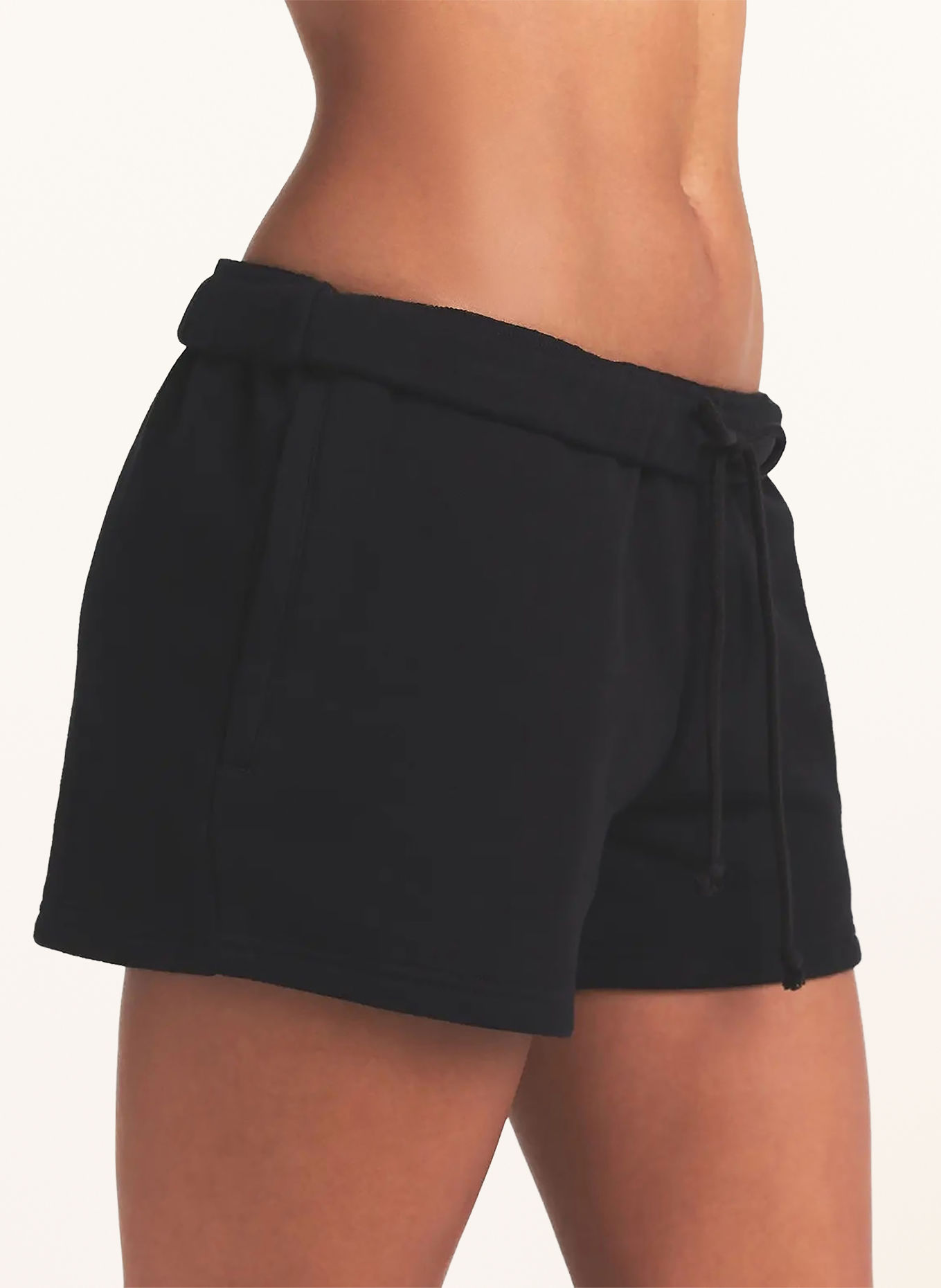 SKIMS Cotton Fleece Lounge Sweat Shorts: ONYX