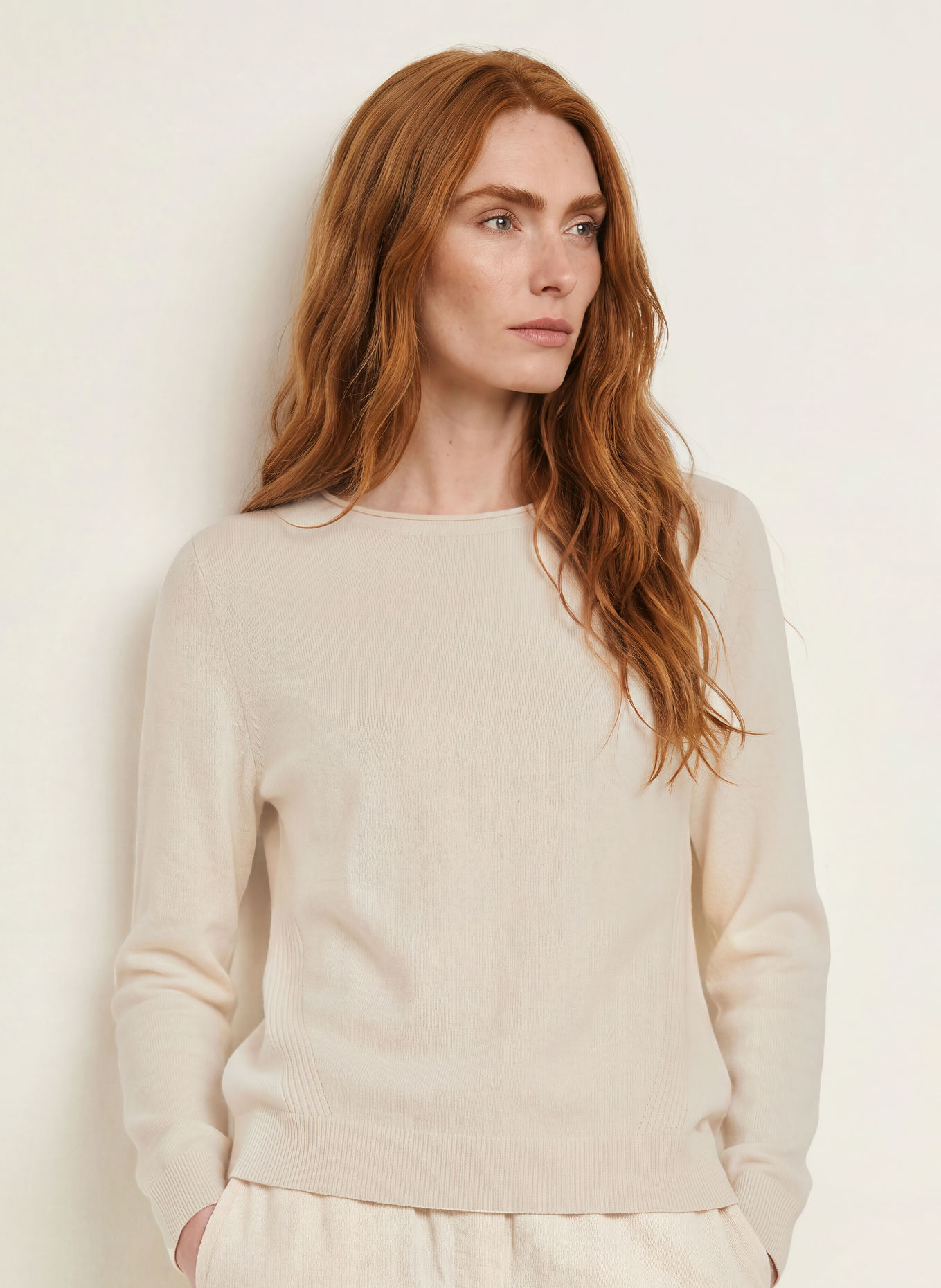 BRAX Sweter LISA: ECRU