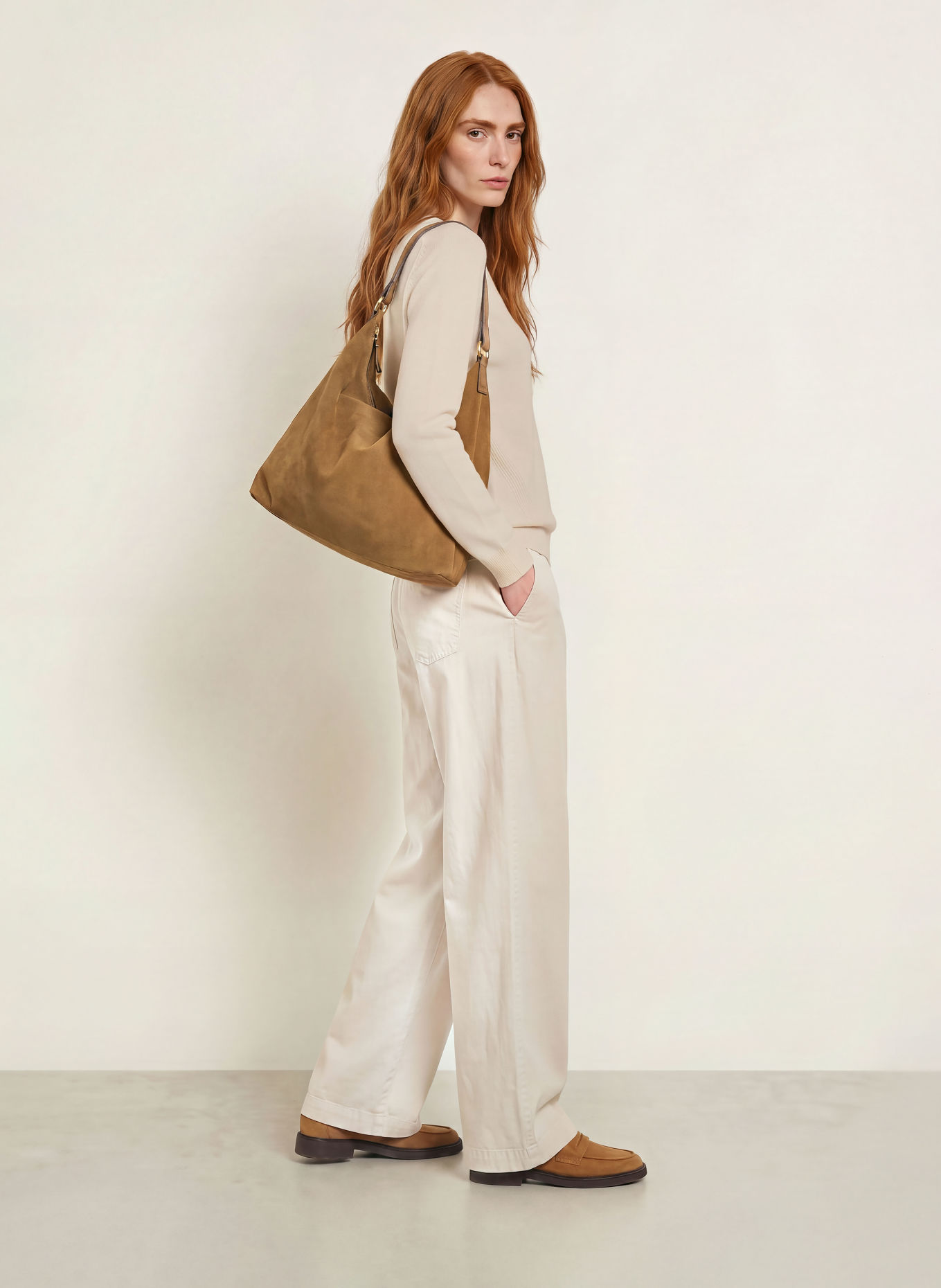 BRAX Sweter LISA: ECRU