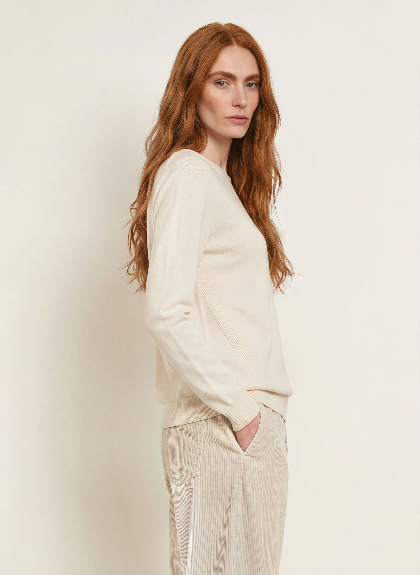 BRAX Sweter LISA: ECRU