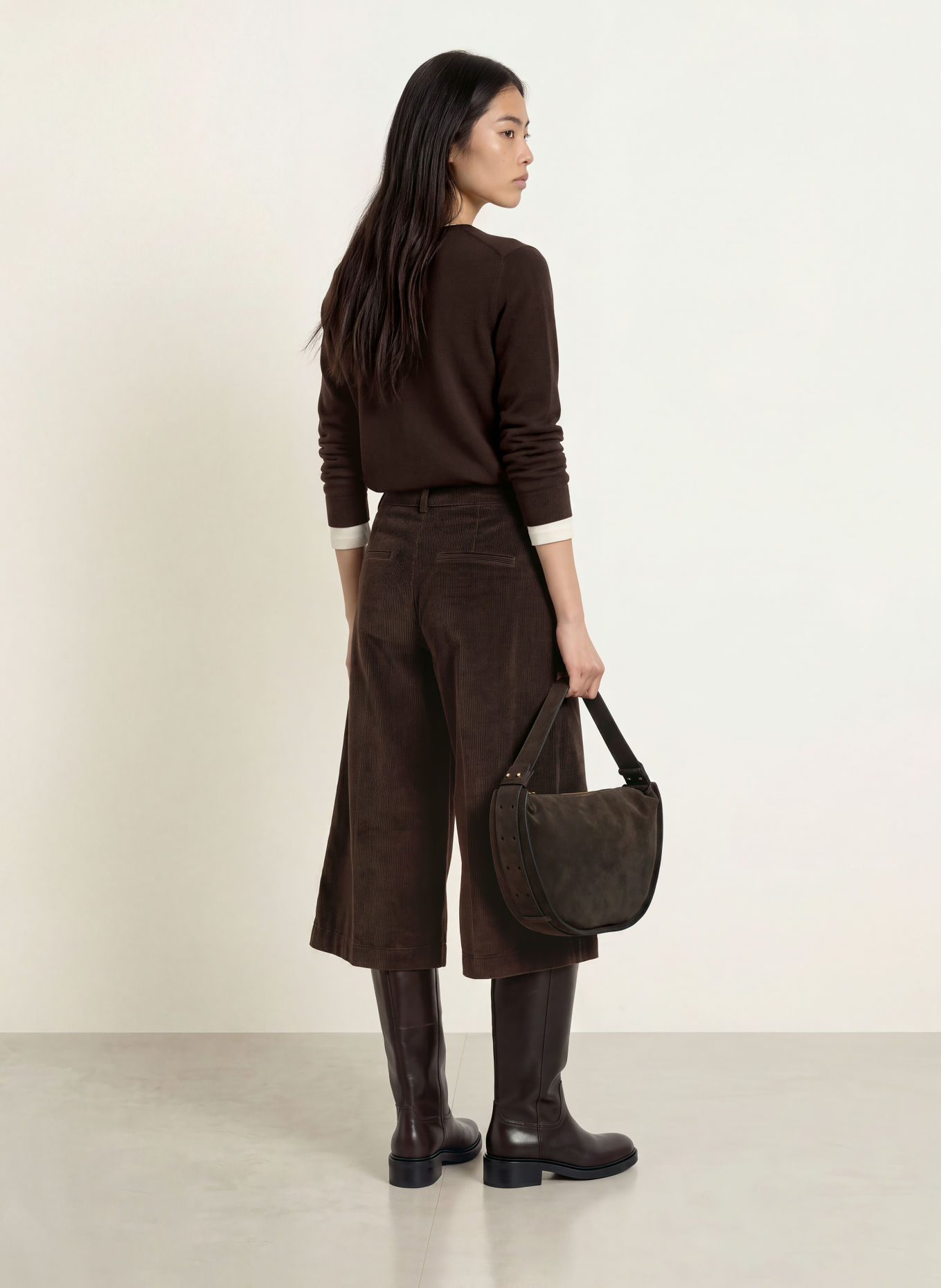 BRAX LISA Sweater: DARK BROWN