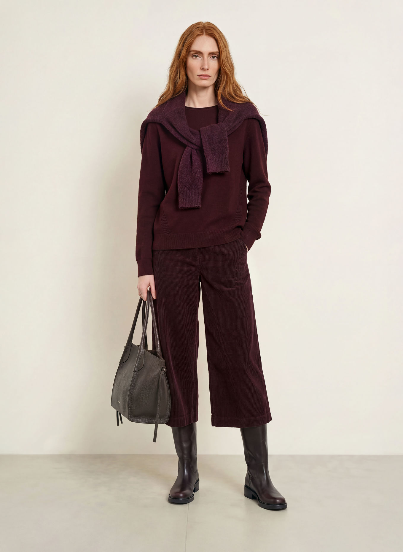 BRAX Sweter LISA: FIOLETOWY