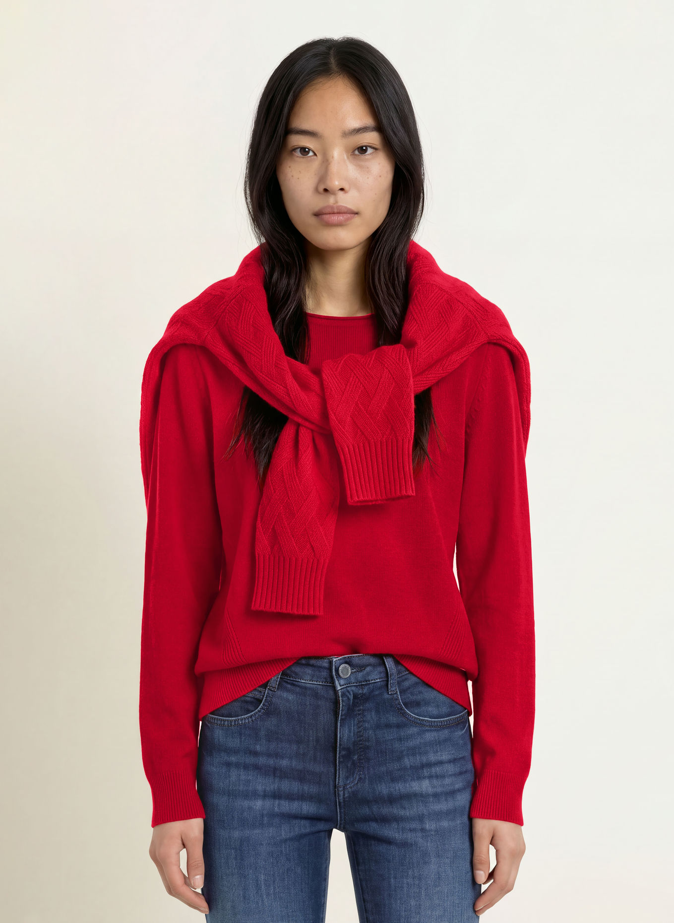 BRAX LISA Sweater: RED