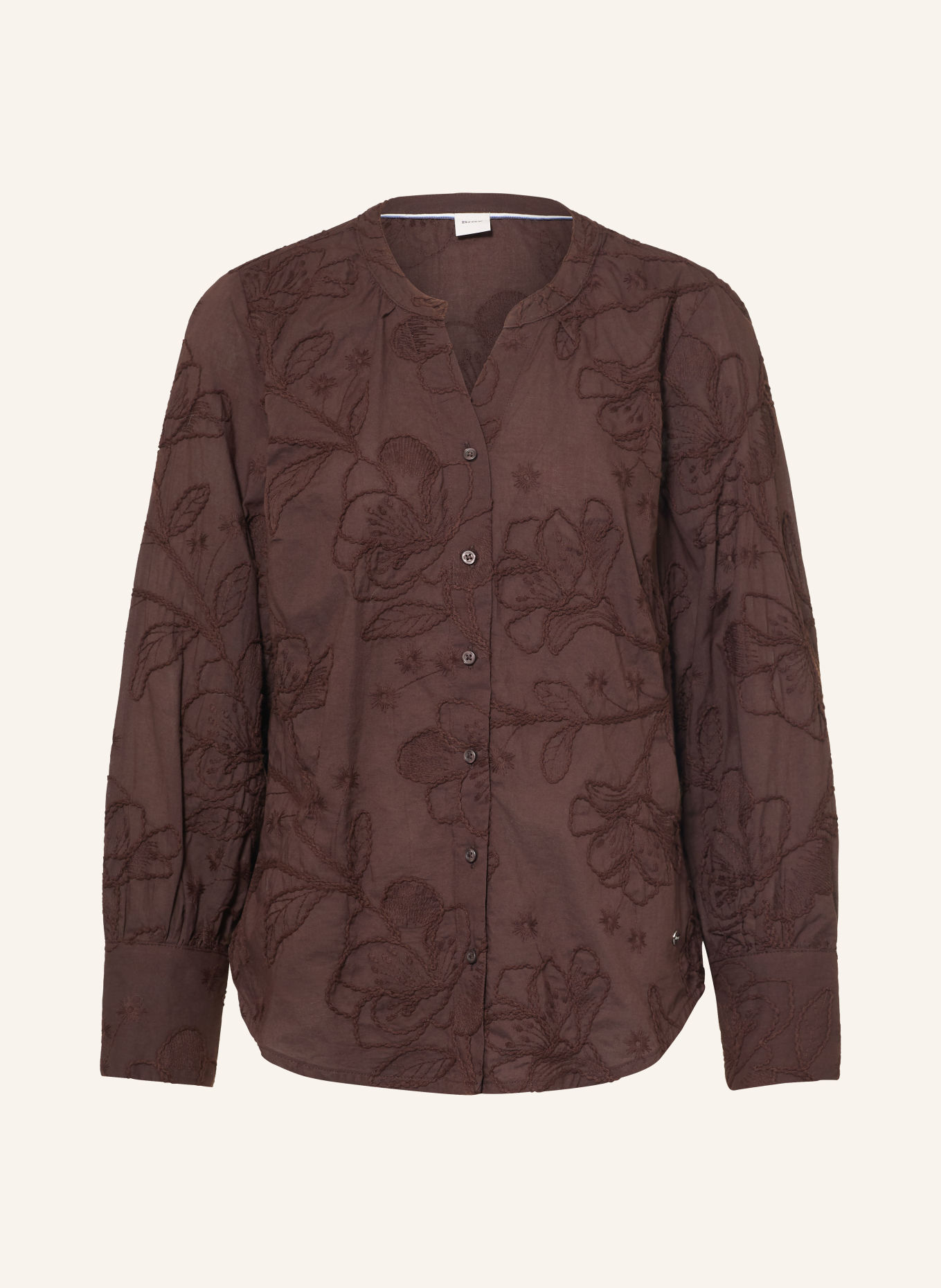 BRAX Bluse VELIA: DUNKELBRAUN