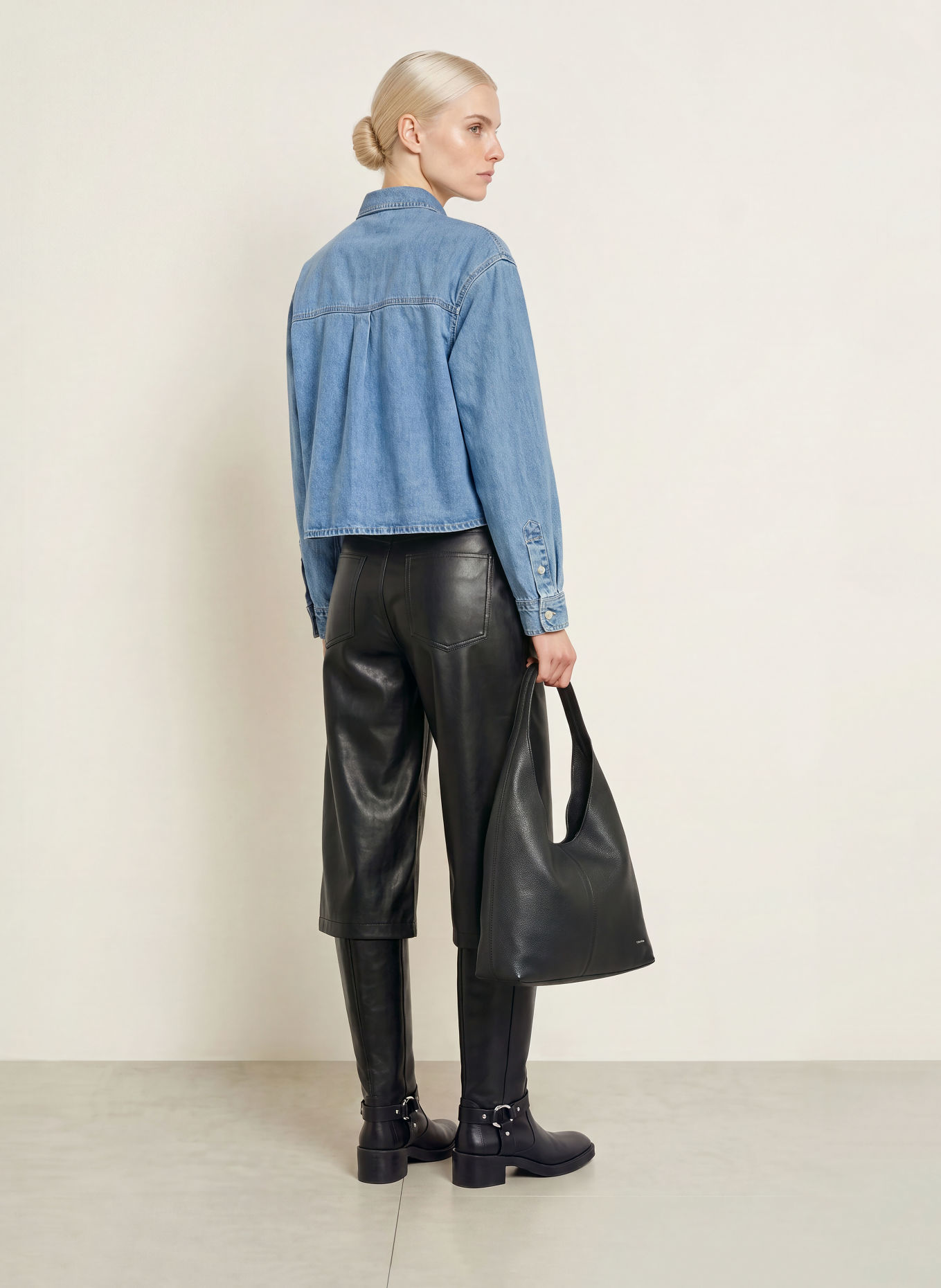 darling harbour Chemise en jean: MID BLUE