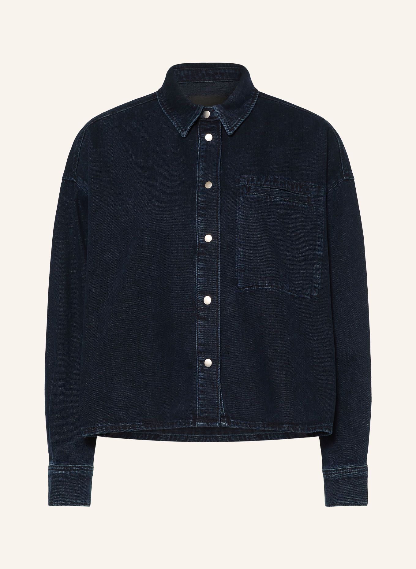 ARMEDANGELS NALAANI Denim blouse: DARK BLUE