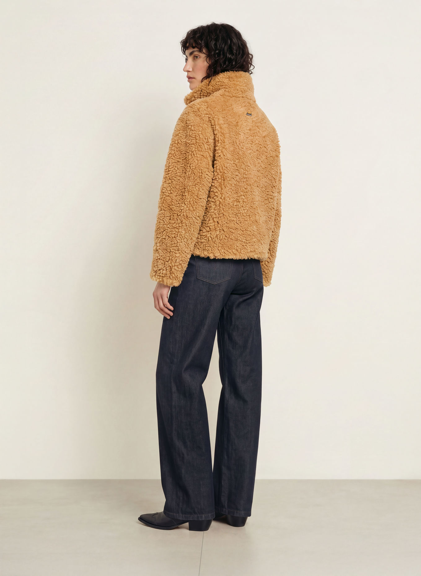 APPARIS Teddyfell-Jacke BROOKS: CAMEL