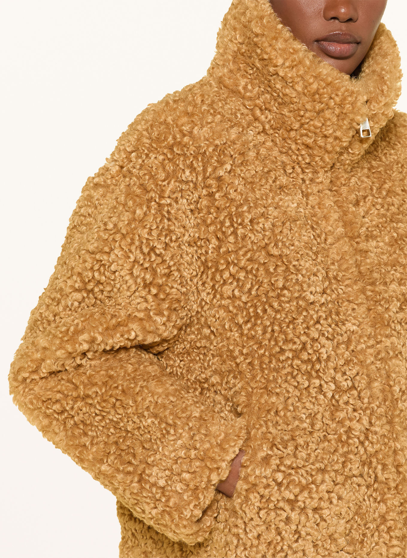 APPARIS Teddyfell-Jacke BROOKS: CAMEL