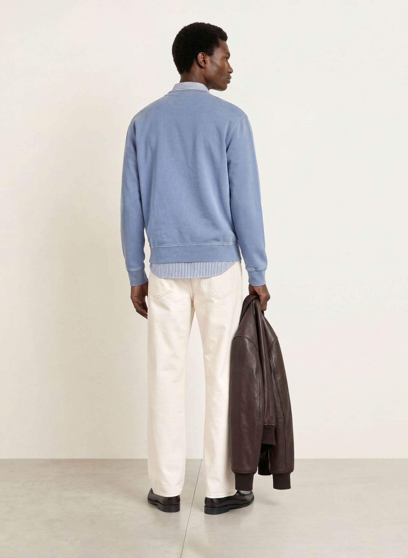 A.P.C. Sweatshirt FERNANDO: BLAUWGRIJS