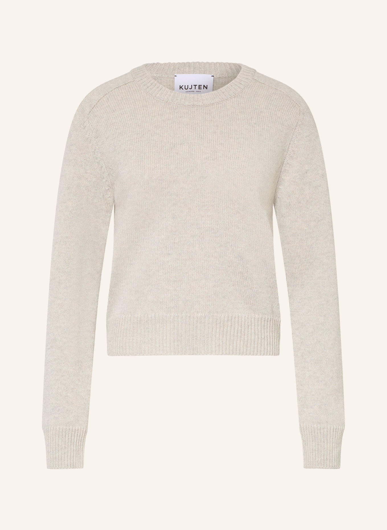 KUJTEN Cashmere-Pullover CAROLINE: GRAU