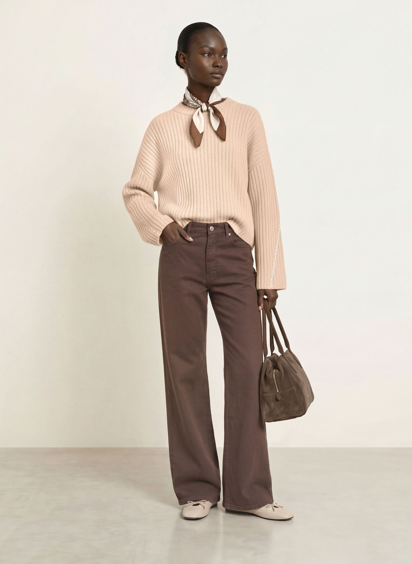 KUJTEN Cashmere-Pullover ILANA: BEIGE
