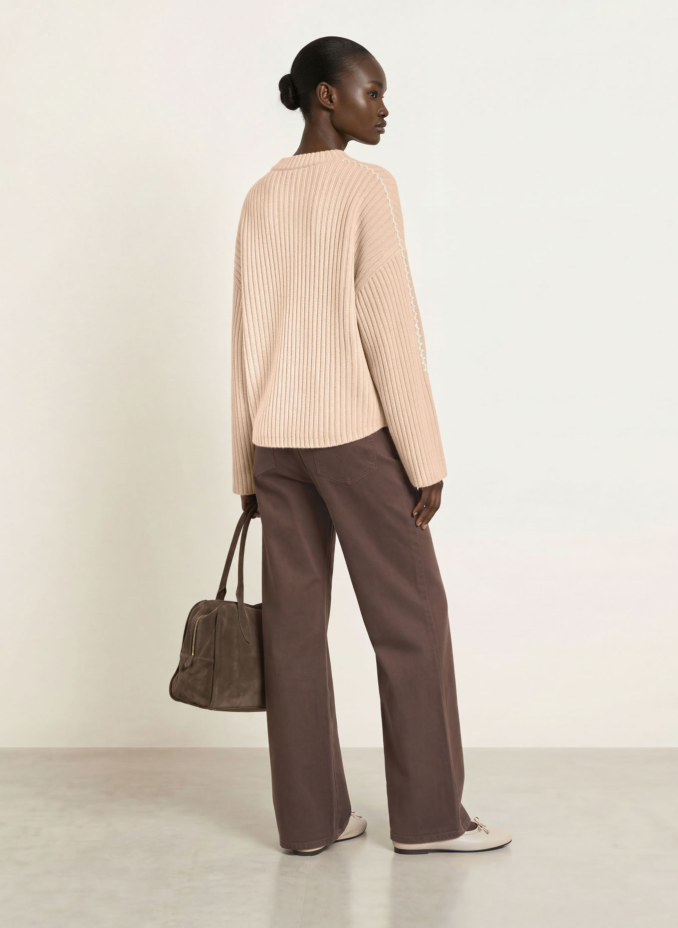 KUJTEN Cashmere-Pullover ILANA: BEIGE
