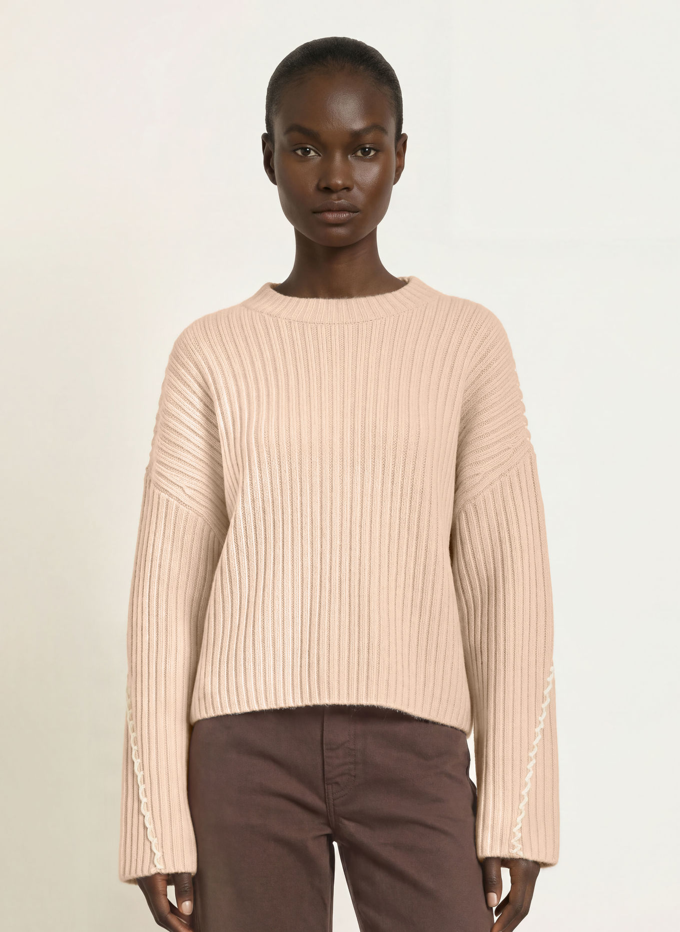 KUJTEN Cashmere-Pullover ILANA: BEIGE