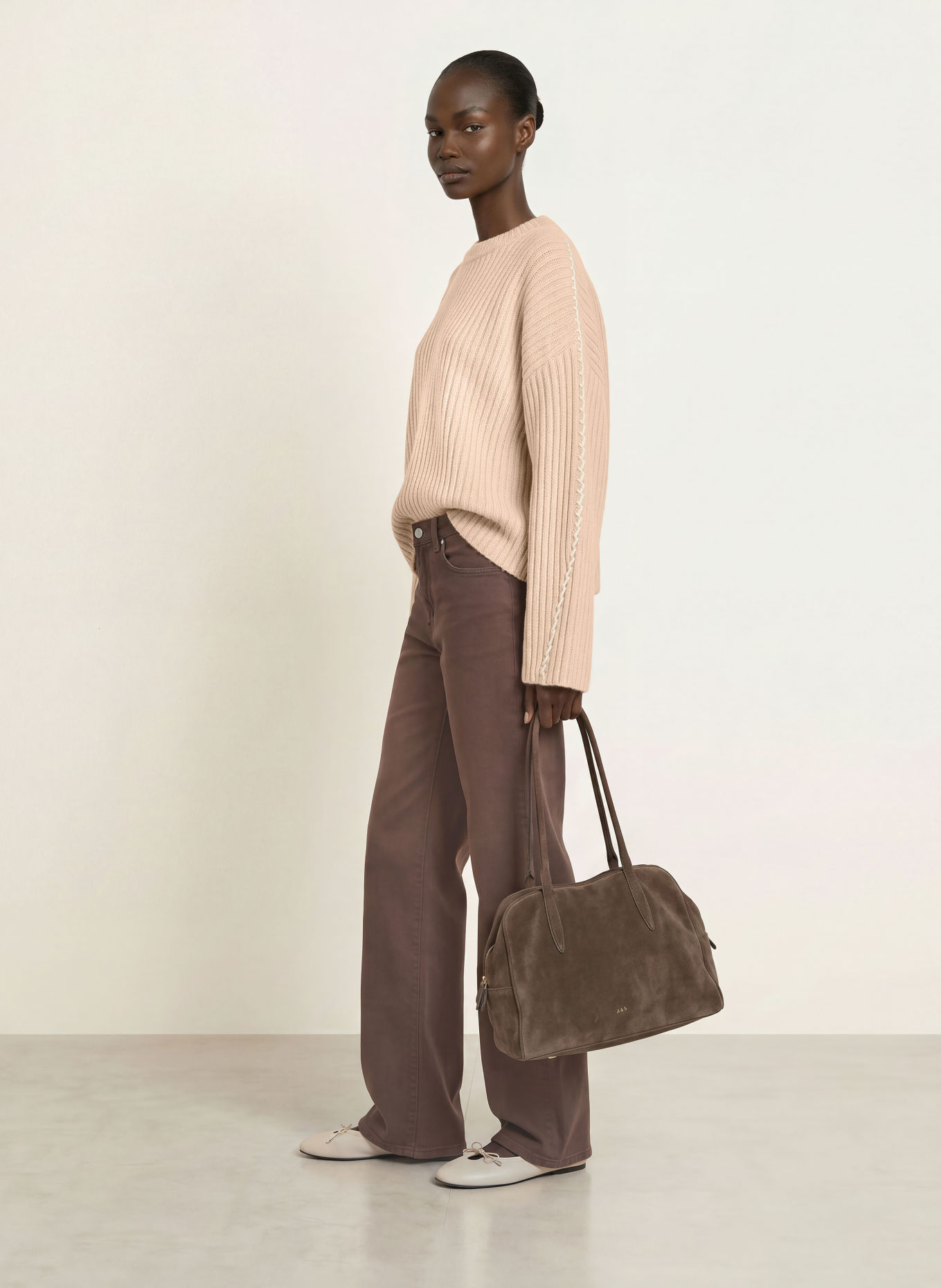 KUJTEN Cashmere-Pullover ILANA: BEIGE