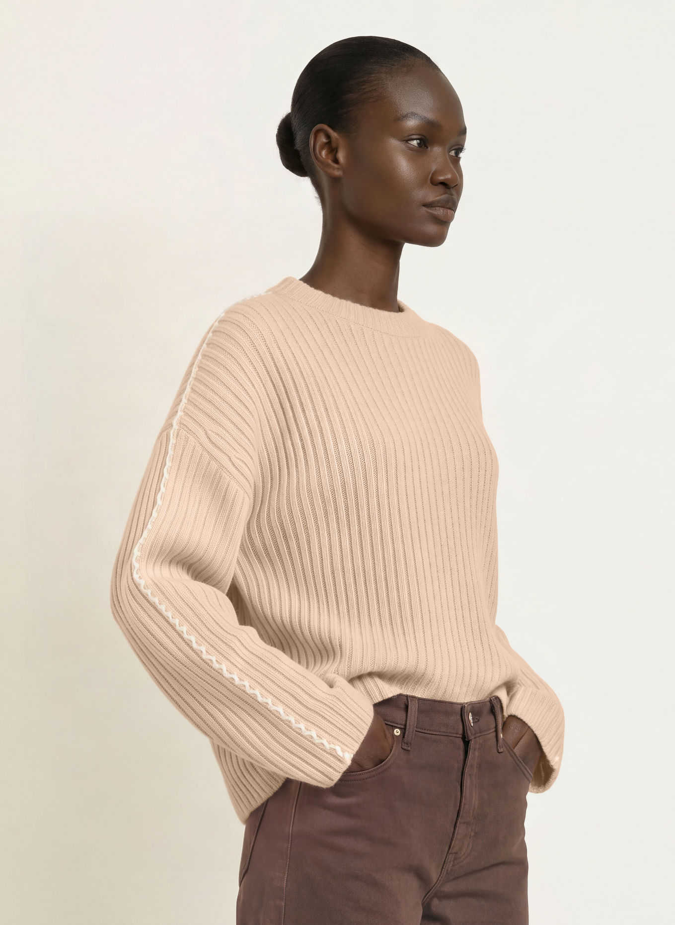 KUJTEN Cashmere-Pullover ILANA: BEIGE