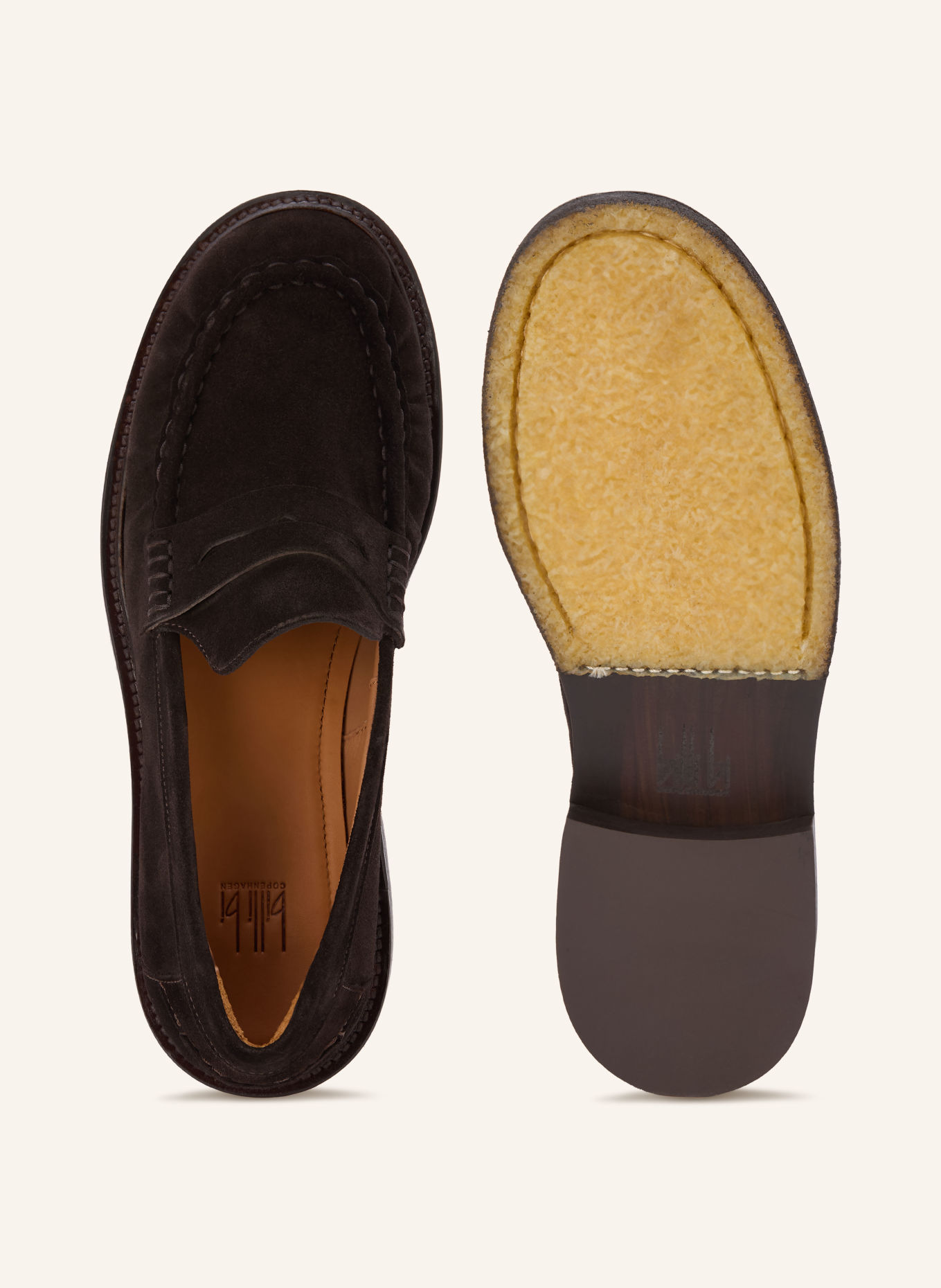 billi bi Pennyloafer: MARRON FONCÉ