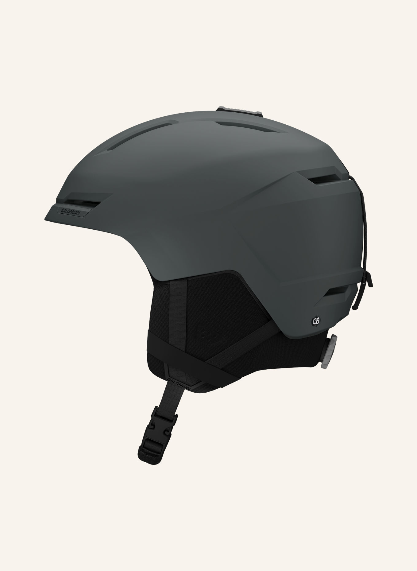 SALOMON Skihelm PIONEER 3: DONKERGRIJS