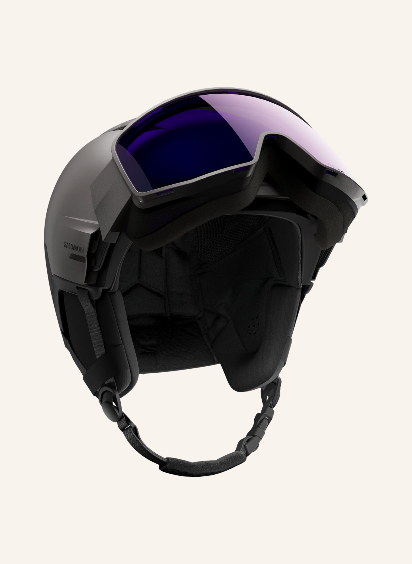 SALOMON Set DRIVER PRO SIGMA PHOTO MIPS: Skihelm en Skibril: GRIJS / ZWART