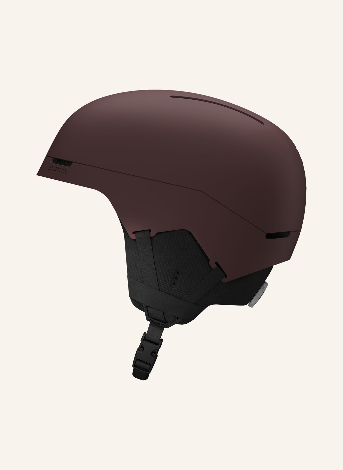 SALOMON Skihelm BRIGADE INDEX: DONKERPAARS
