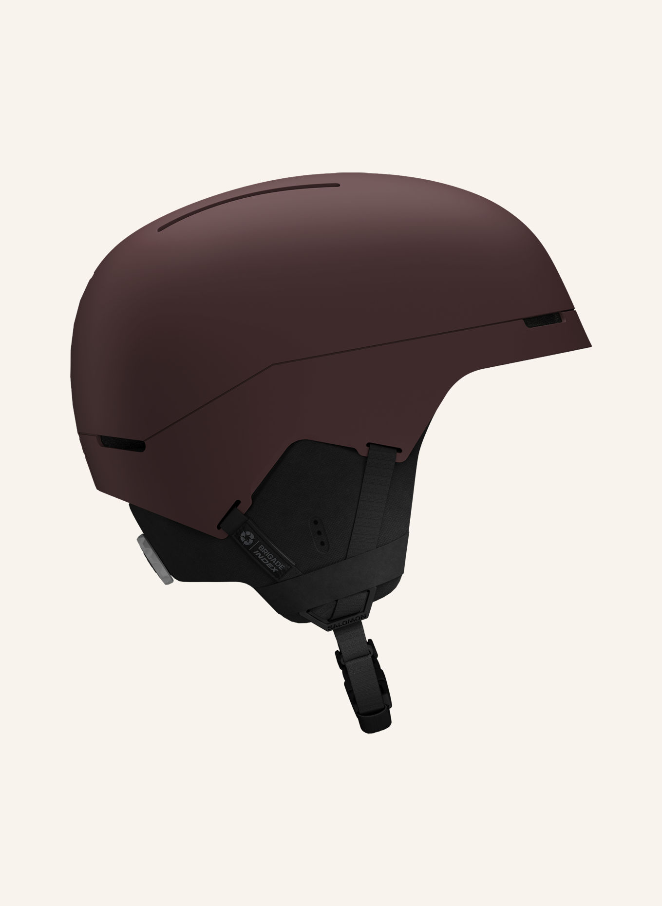 SALOMON Skihelm BRIGADE INDEX: DONKERPAARS