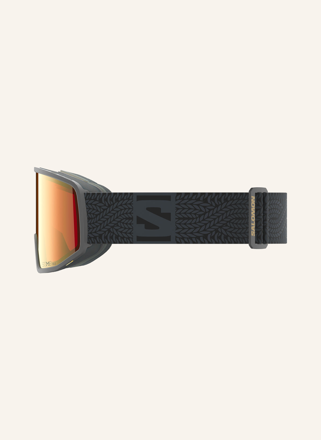 SALOMON Skibril SENTRY PRO S: ZWART / DONKERGRIJS