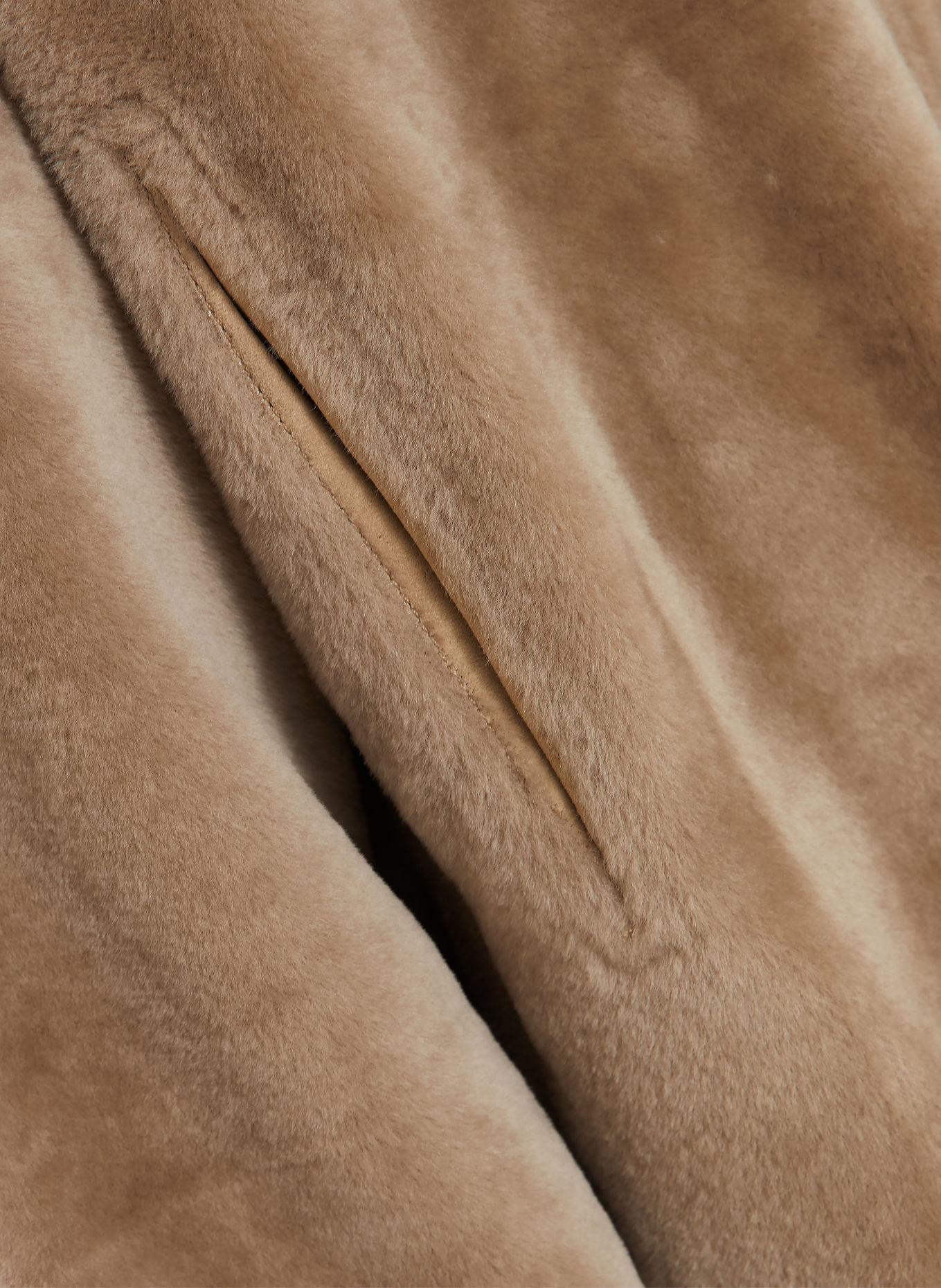 UTZON Omkeerbare leren jas JOJI: BEIGE