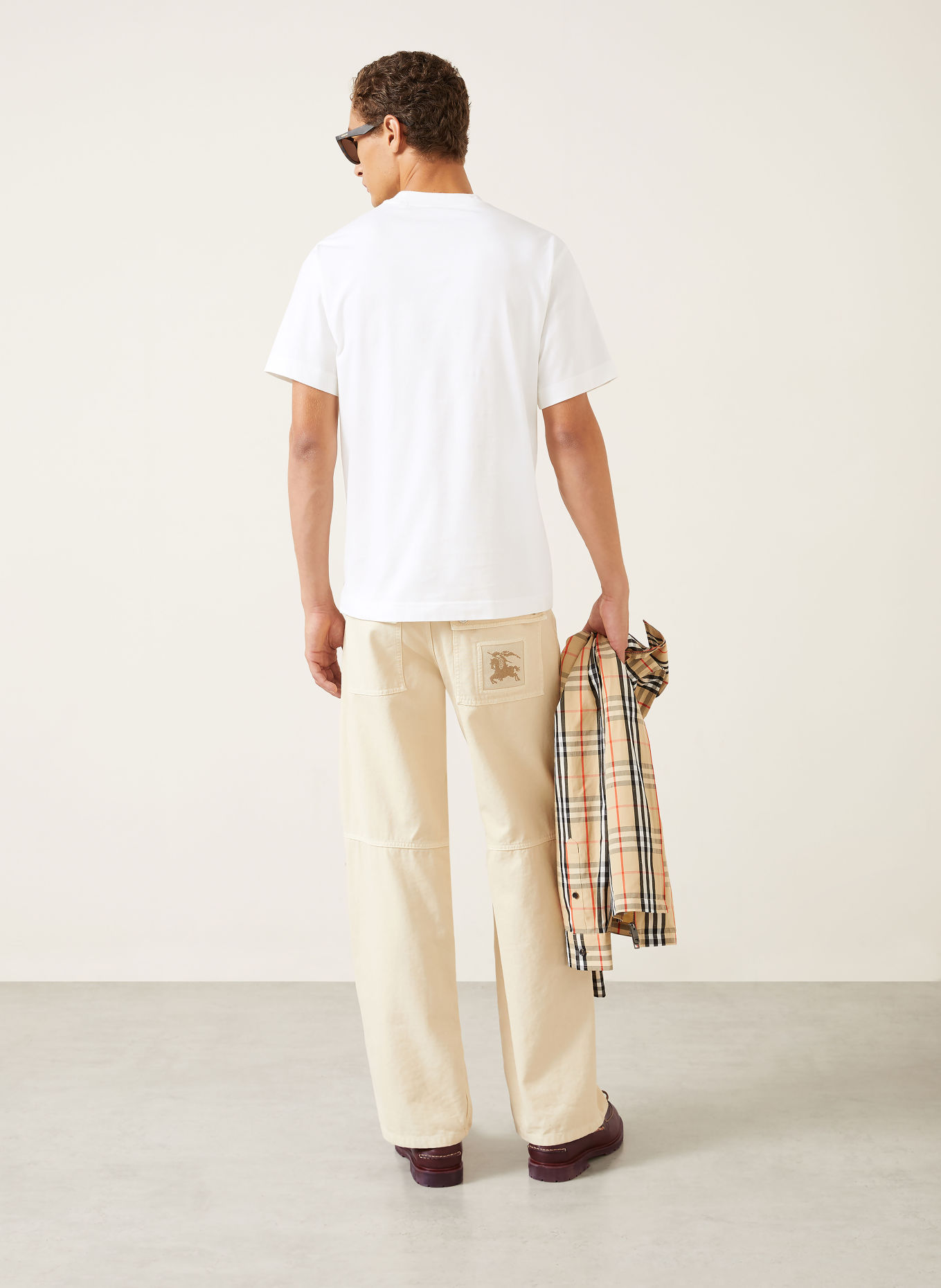 BURBERRY SETH T-shirt: WHITE