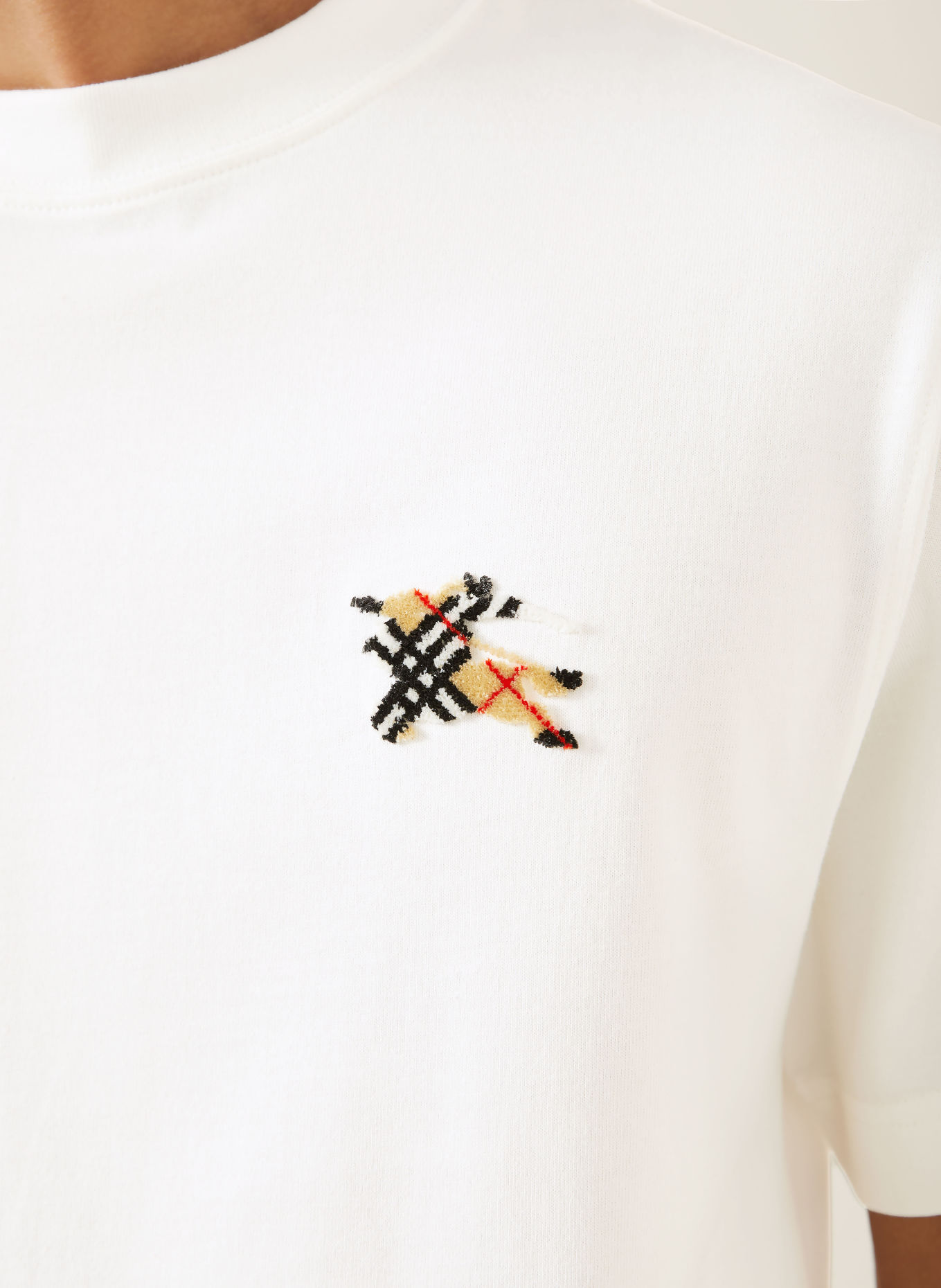 BURBERRY SETH T-shirt: WHITE