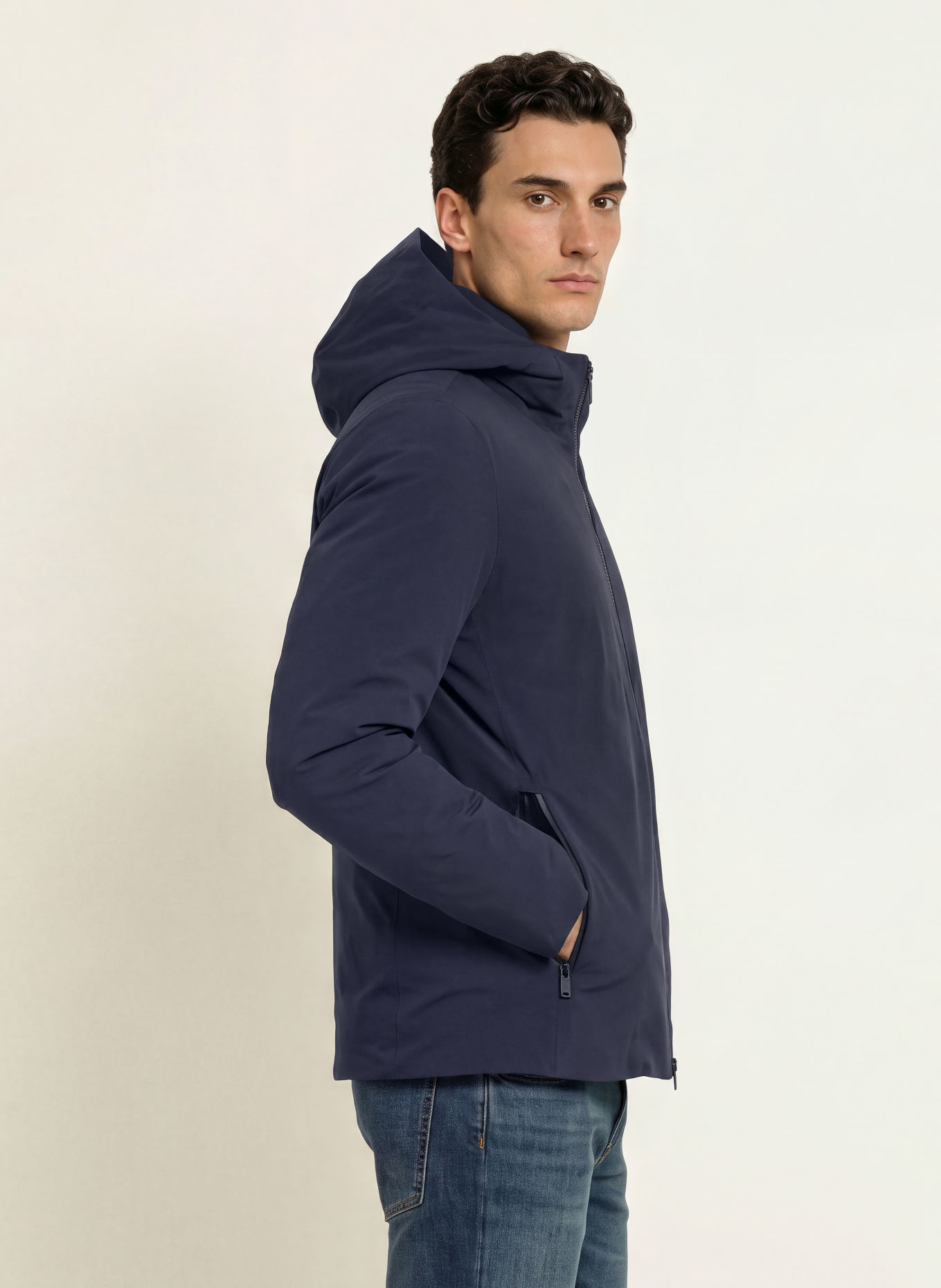 UBR Daunenjacke PHANTOM: DUNKELBLAU
