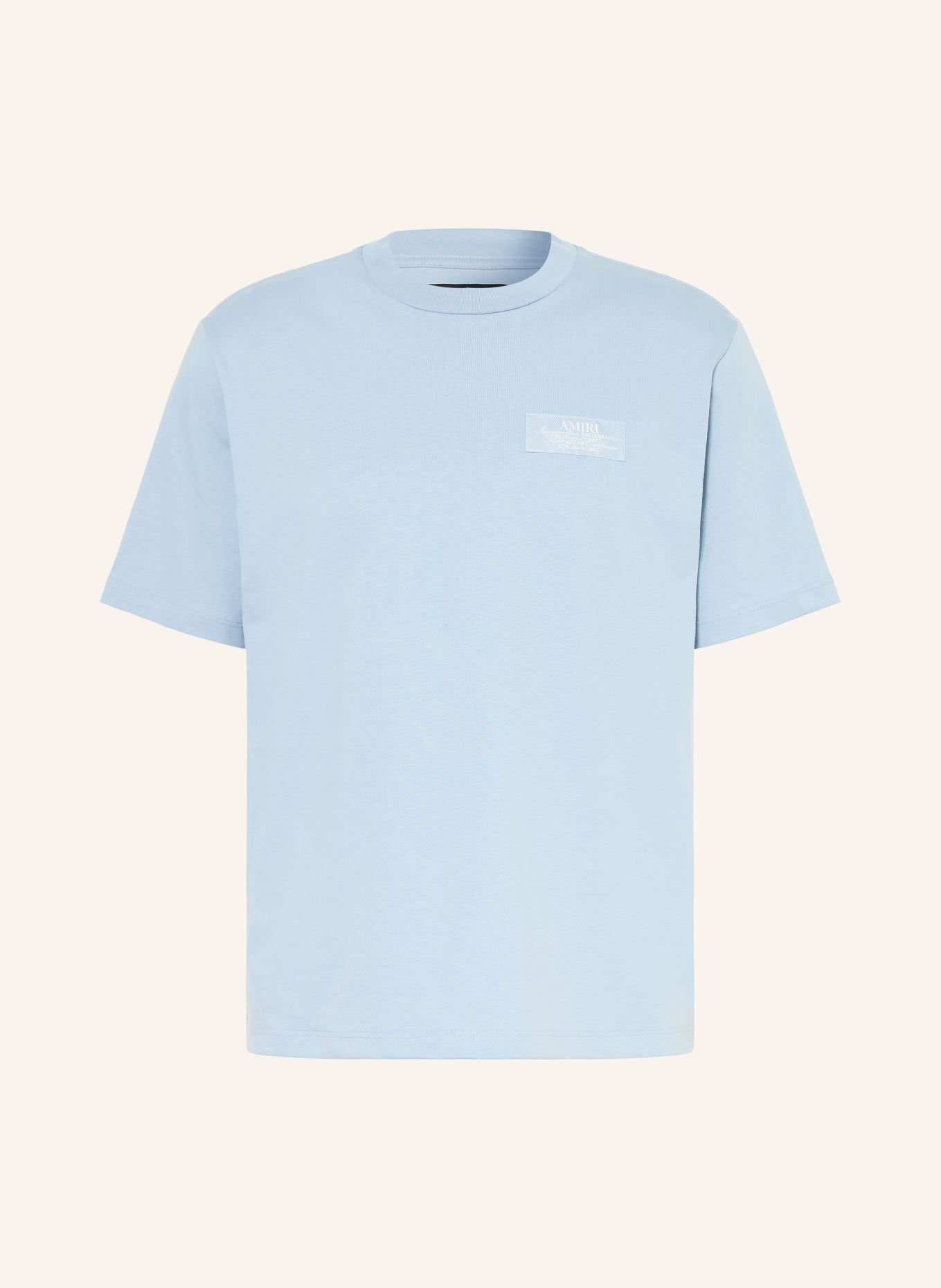 AMIRI T-shirt: LIGHT BLUE