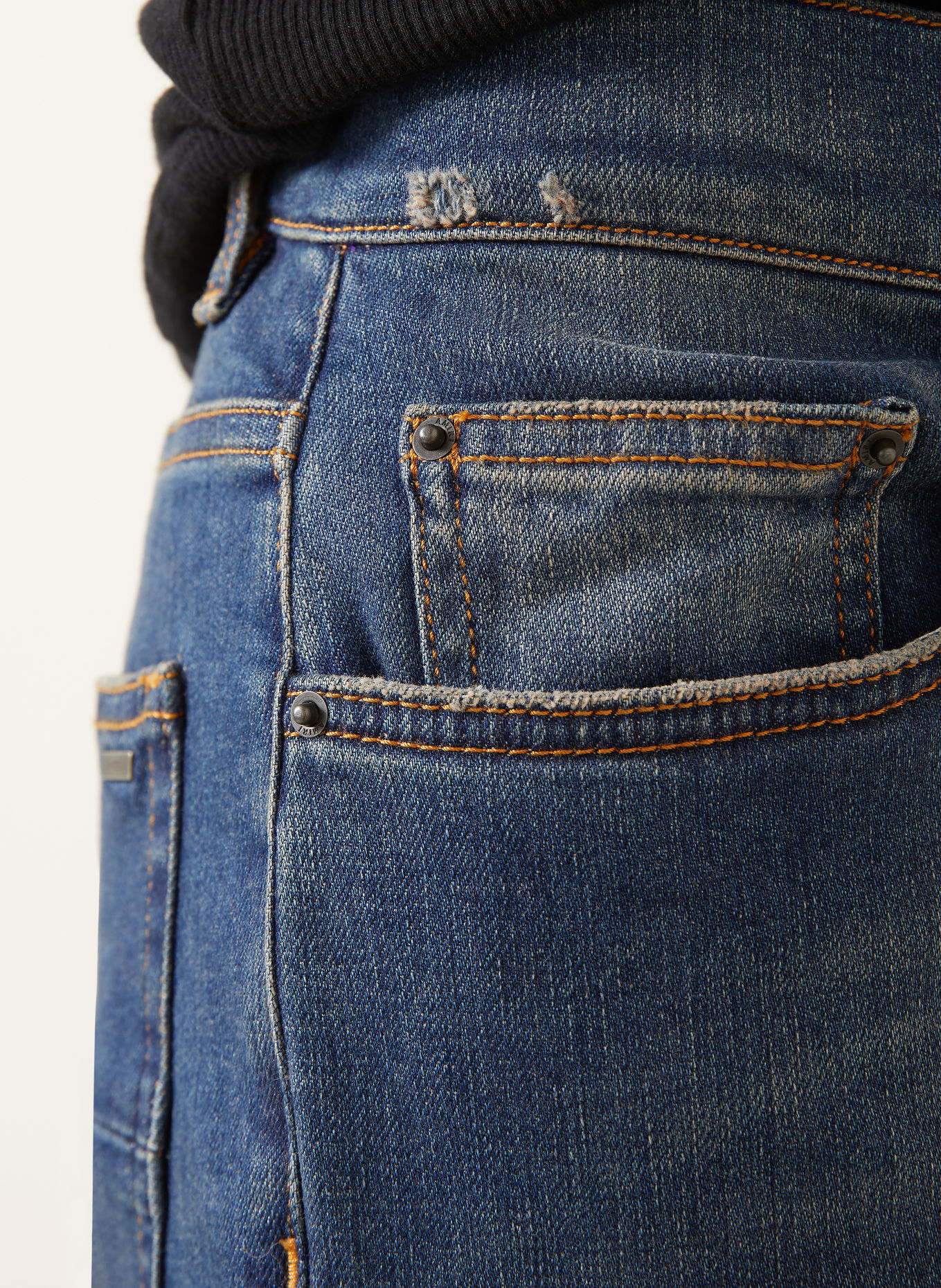 AMIRI Distressed jeans MX1 Skinny Fit: 004P Rich Indigo