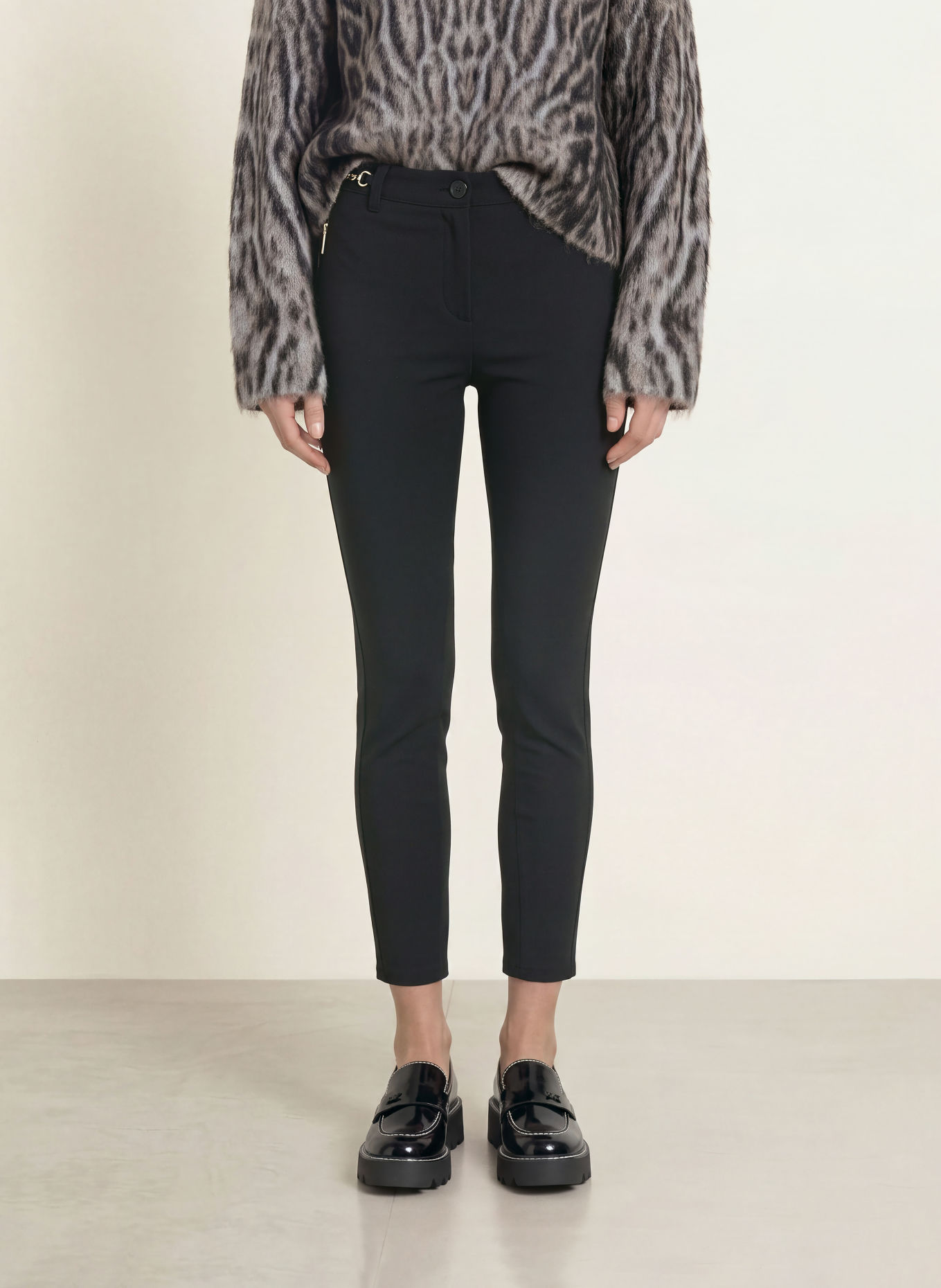 MARC CAIN SILEA 7/8-length trousers: 900 black new