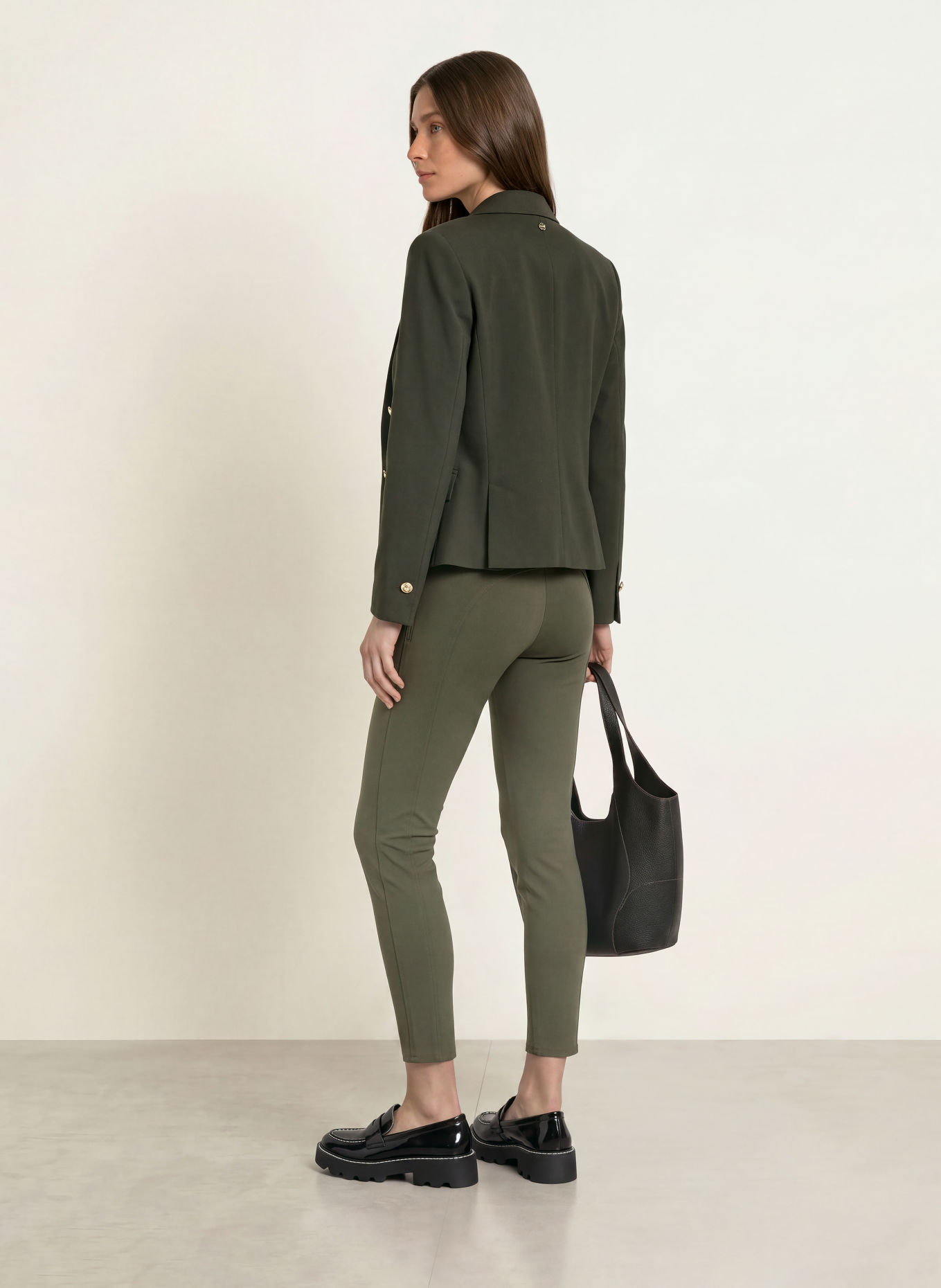 MARC CAIN 7/8 broek SILEA: 599 forest night new