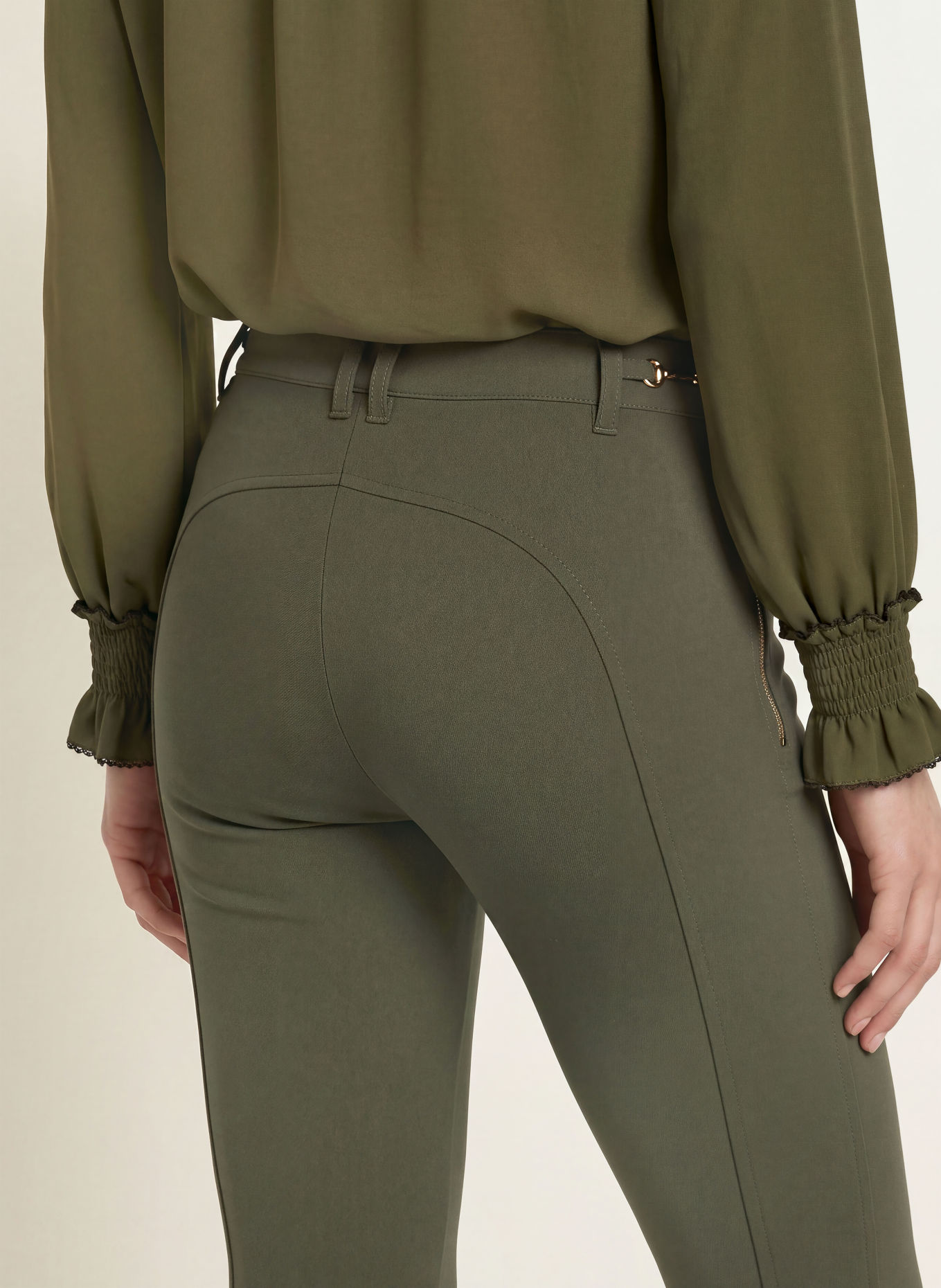 MARC CAIN 7/8 broek SILEA: 599 forest night new