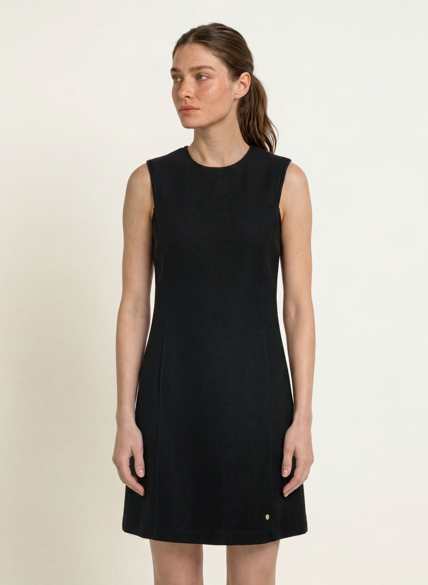 MARC CAIN Strickkleid: 900 black new